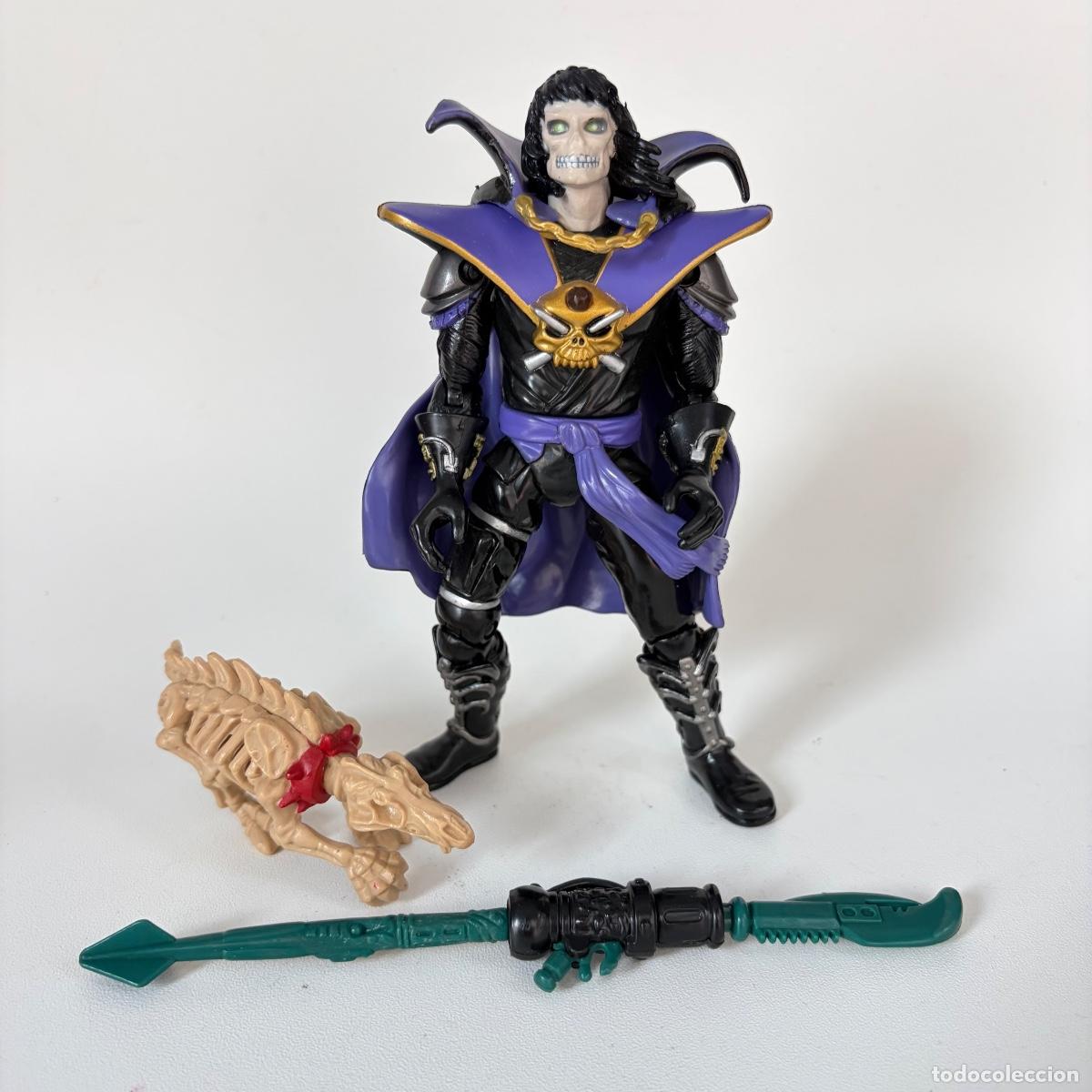 Figuras de acci&oacute;n: figura mu&ntilde;eco Grimskull Skeleton Warriors Playmates 1994 guerreros esqueletos
