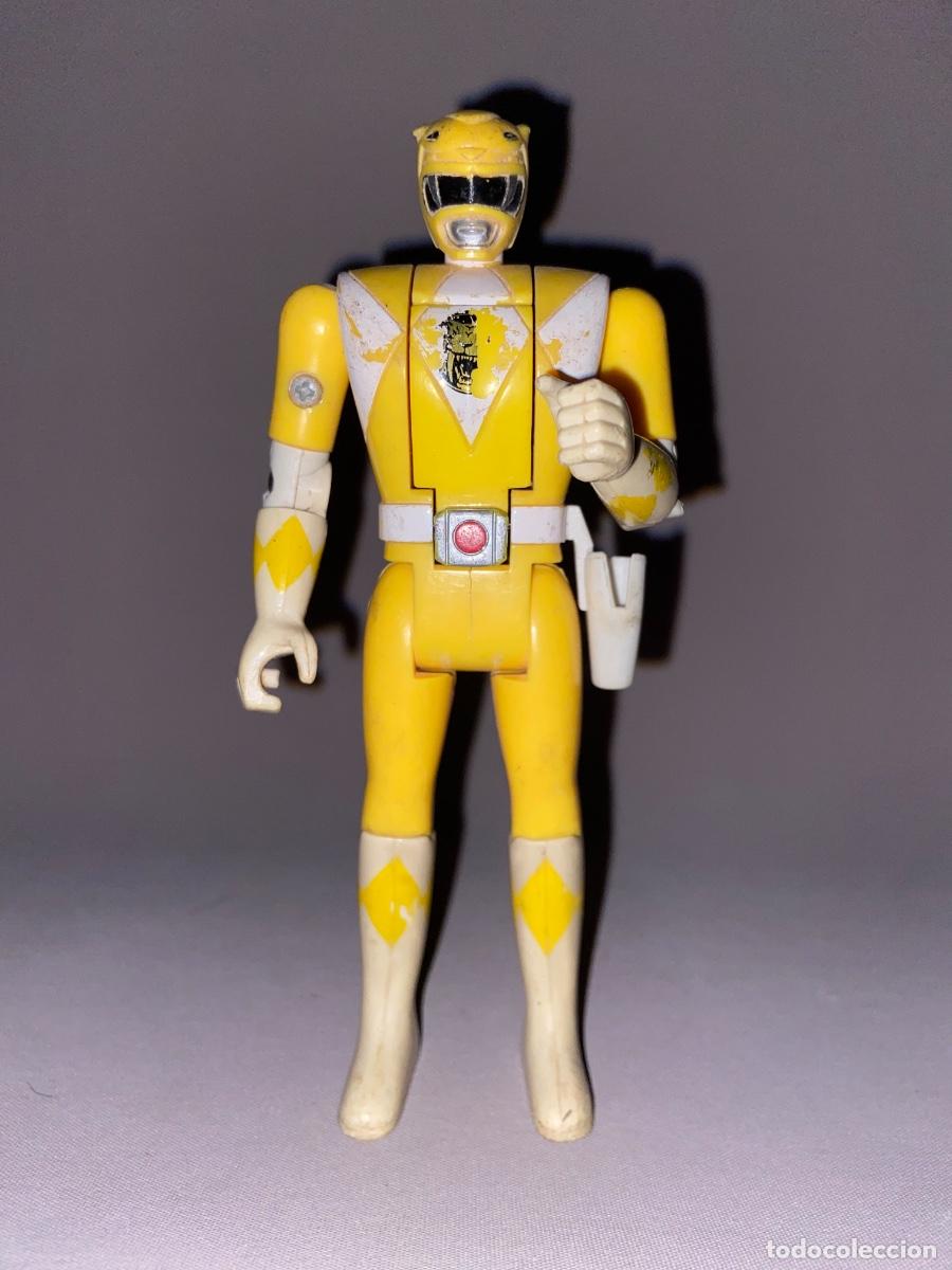 Figuras de acci&oacute;n: MAGN&Iacute;FICA FIGURA POWER RANGERS &ldquo; TRINI &ldquo; TRANSFORMABLE - AMARILLO BANDAI 1993