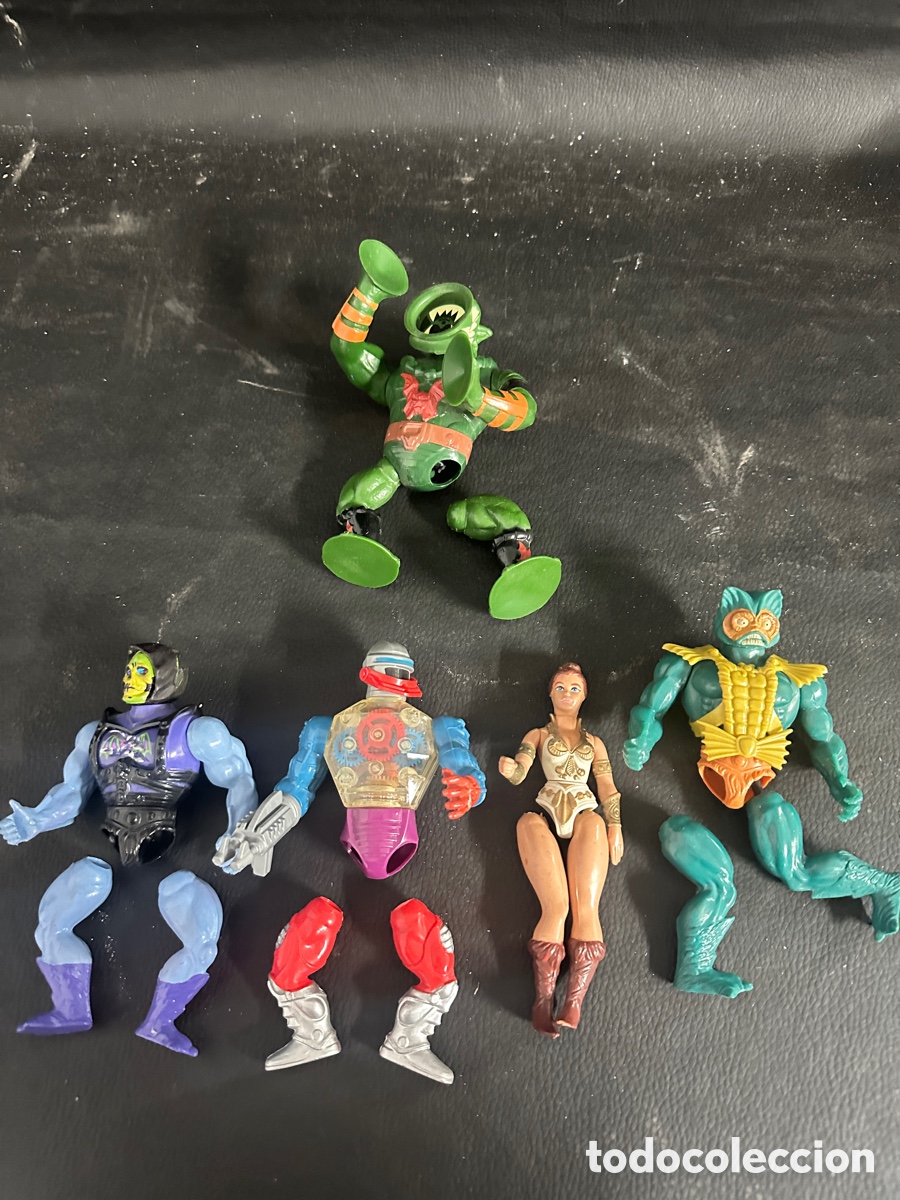 Figuras de acci&oacute;n: He-Man. Diferentes personajes a reparar.