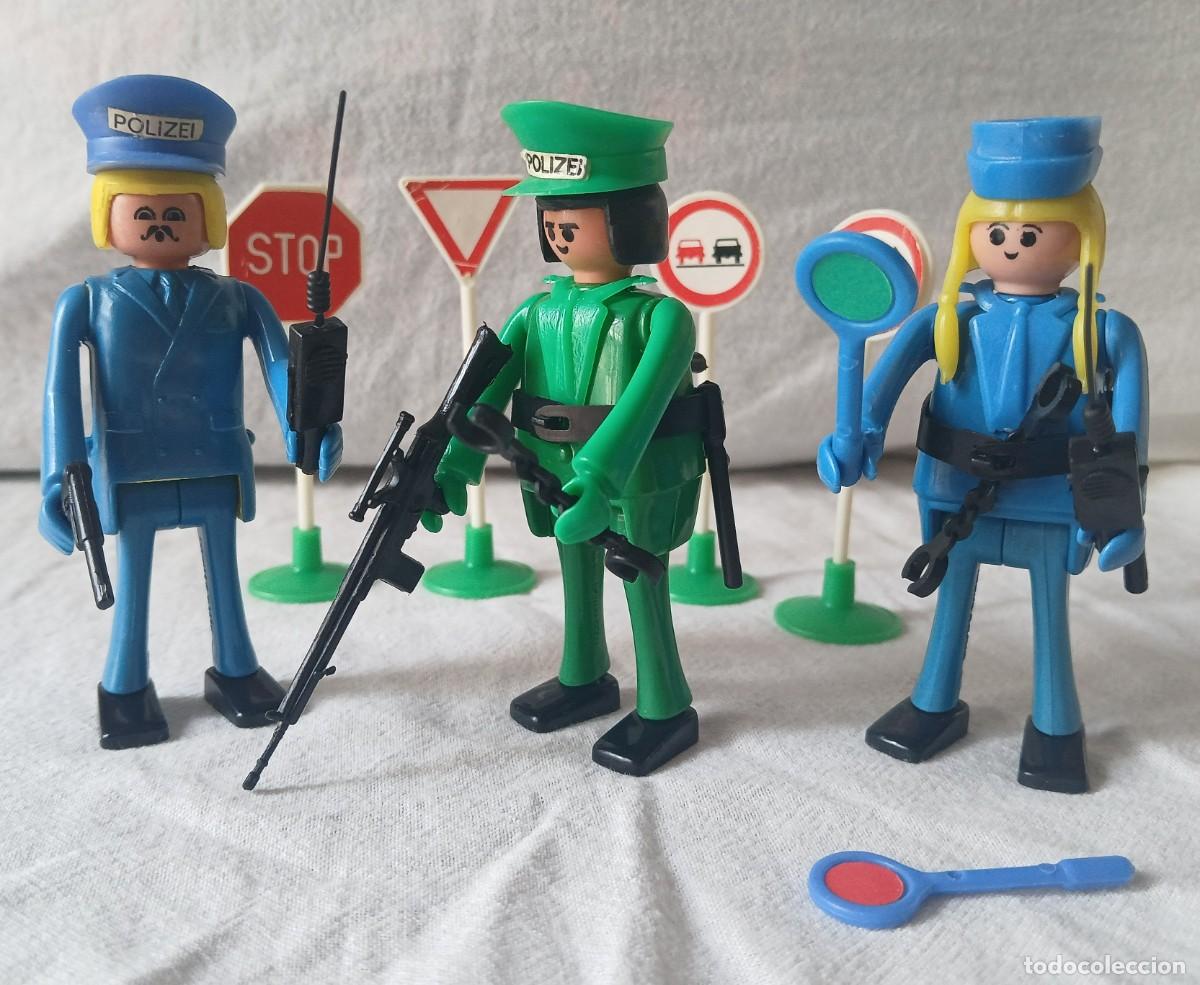 Figuras de acci&oacute;n: Play big (Playbig), Play Kit o Cefa Boys. Equipo de Policia