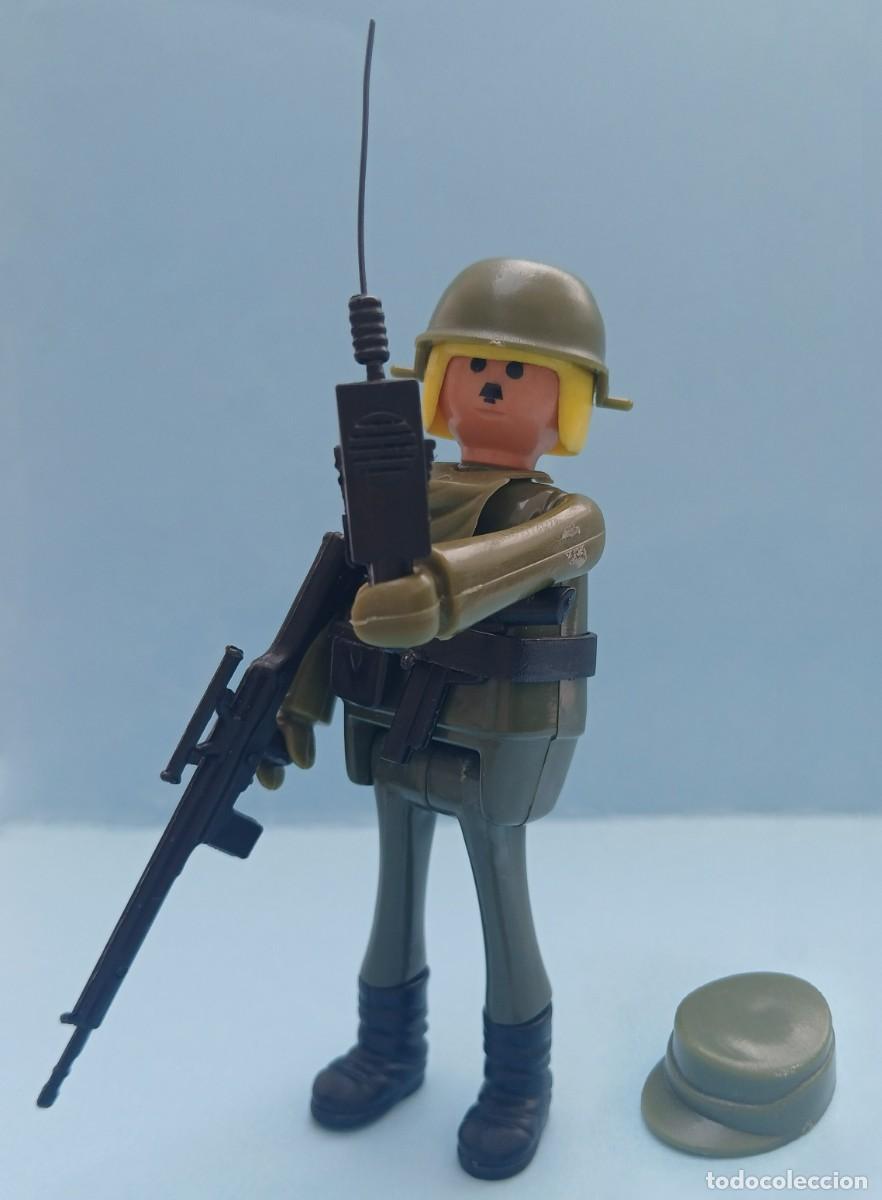Figuras de acci&oacute;n: Play big (Playbig), Play Kit o Cefa Boys. Equipo Militar. Soldado verde 2&ordm;