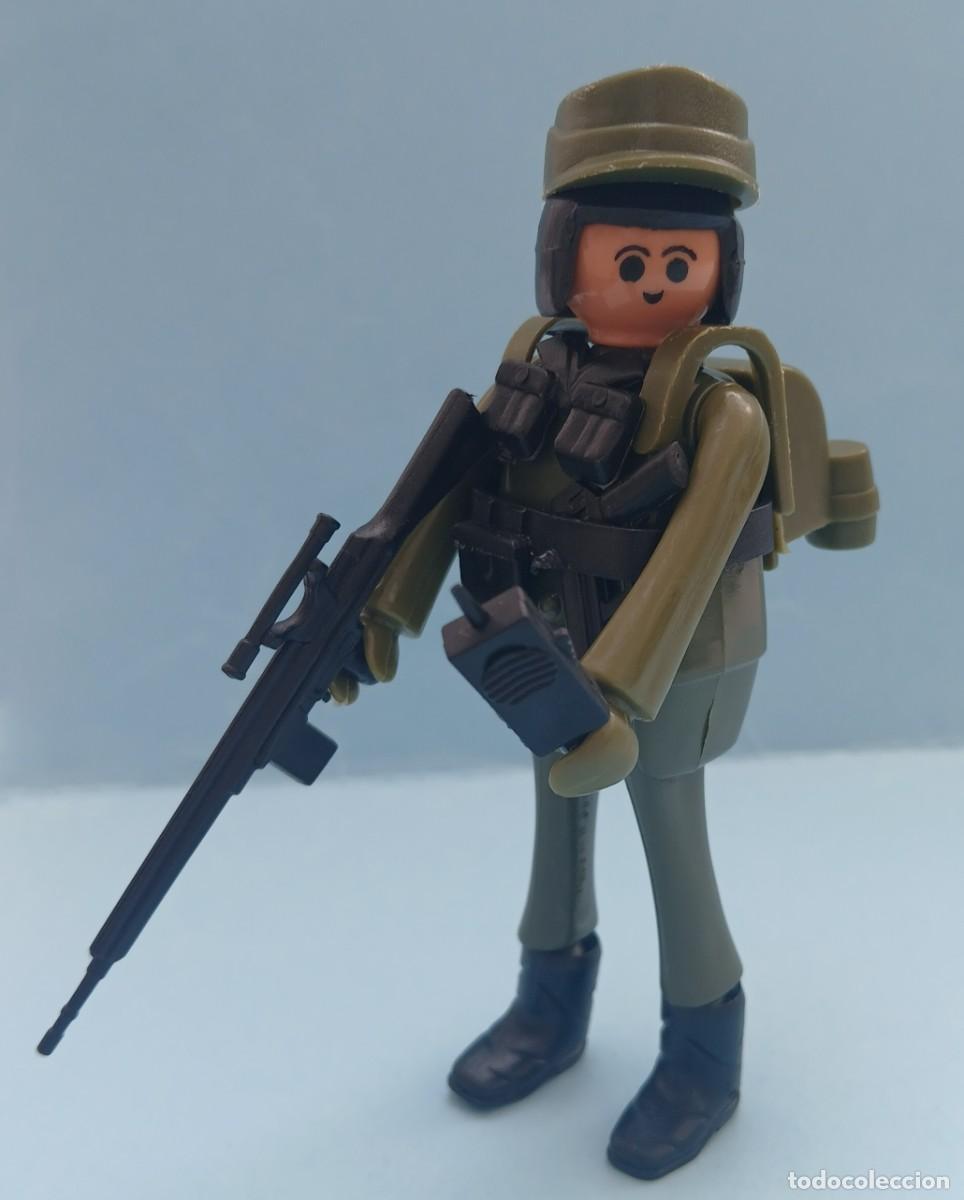Figuras de acci&oacute;n: Play big (Playbig), Play Kit o Cefa Boys. Equipo Militar. Soldado verde 3&ordm;