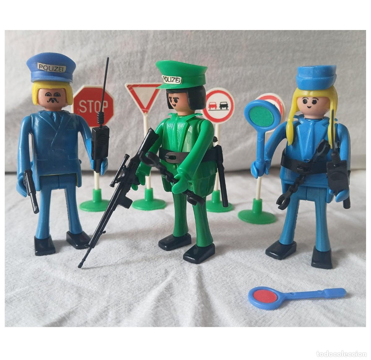 Figuras de acci&oacute;n: Play big (Playbig), Play Kit o Cefa Boys. Equipo de Policia