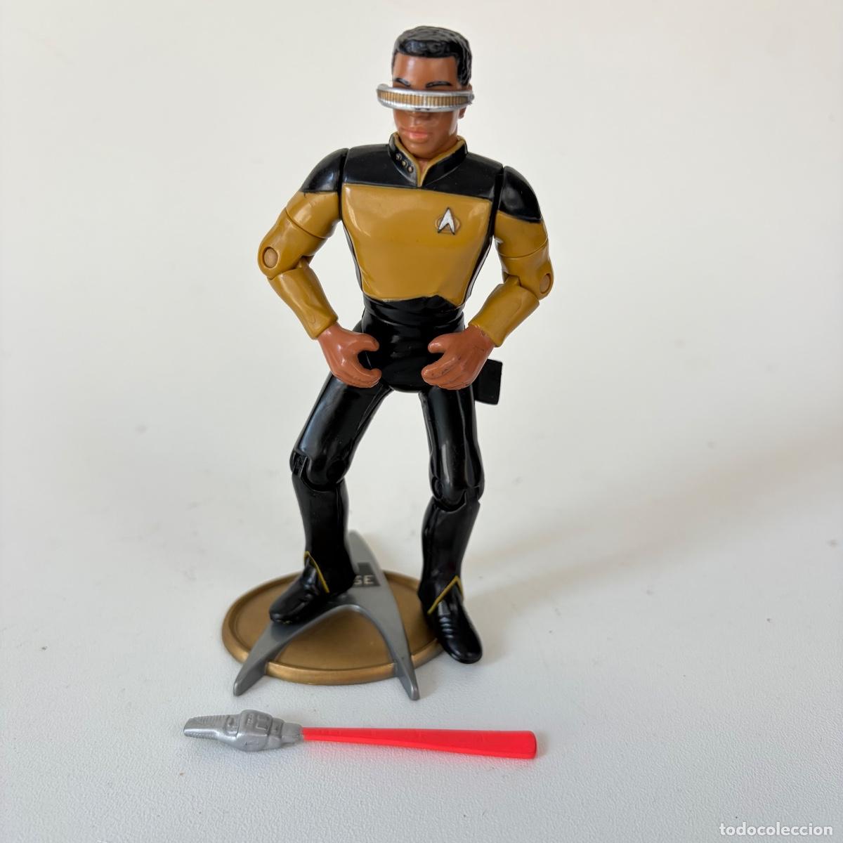 Figuras de acci&oacute;n: figura mu&ntilde;eco Geordi La Forge Star Trek TNG Playmates 1992