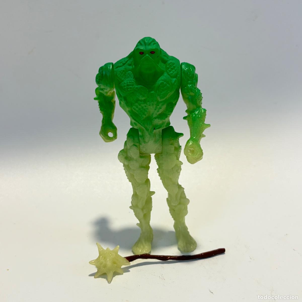 Figuras de acci&oacute;n: figura mu&ntilde;eco Bio-Glow Swamp Thing La Cosa del Pantano Kenner 1990