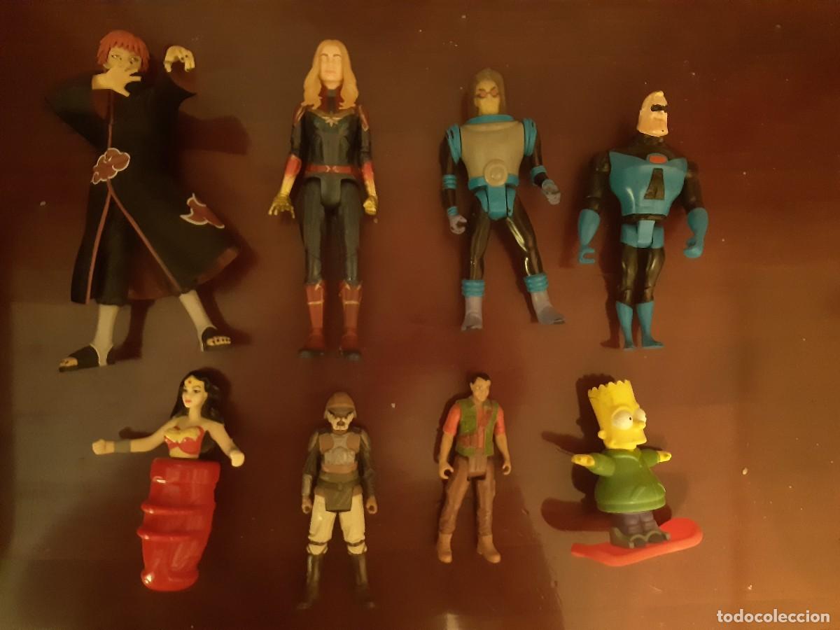 Figuras de acci&oacute;n: Lote variado de figuras de acci&oacute;n. Superheroes, manga, etc