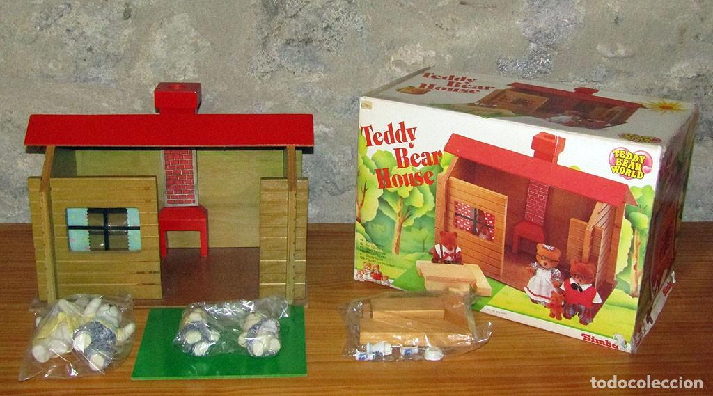 Figuras de acci&oacute;n: TEDDY BEAR HOUSE DE SIMBA + FAMILIA CONEJO - NUEVA Y EN SU CAJA ORIGINAL - A&Ntilde;OS 80 - SYLVANIAN