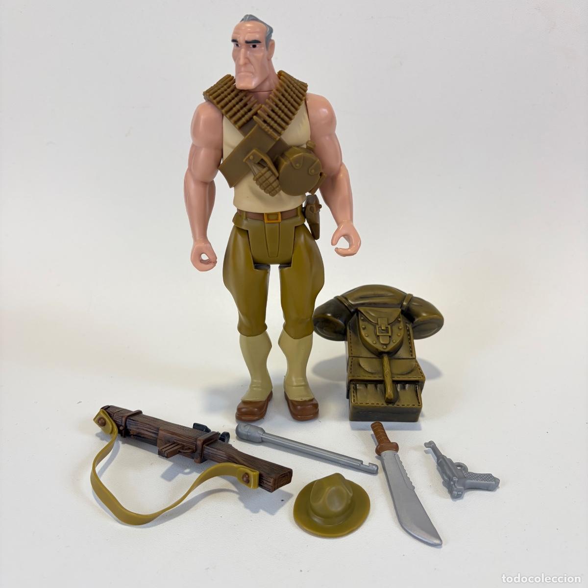 Figuras de acci&oacute;n: figura mu&ntilde;eco comandante rourke atlantis el imperio perdido disney mattel 2001 con accesorios