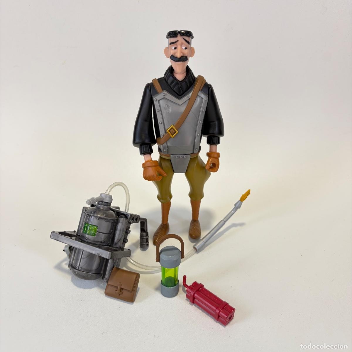 Figuras de acci&oacute;n: figura mu&ntilde;eco vinny santorini atlantis el imperio perdido disney mattel 2001 con accesorios
