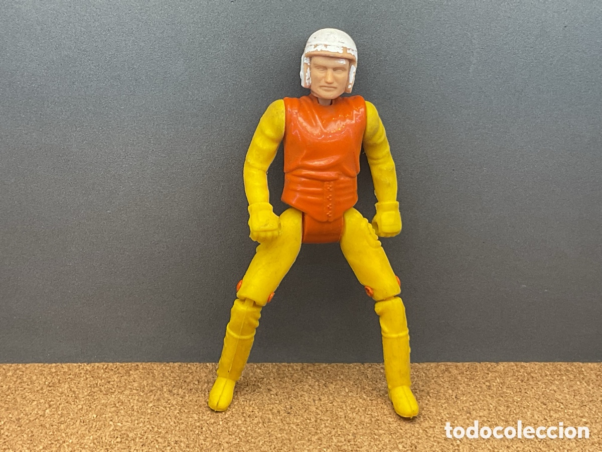 Figuras de acci&oacute;n: ANTIGUA FIGURA DE MOTORISTA ARTICULADO. CIRCUITOS GYROJET DE MECCANO. A&Ntilde;OS 70