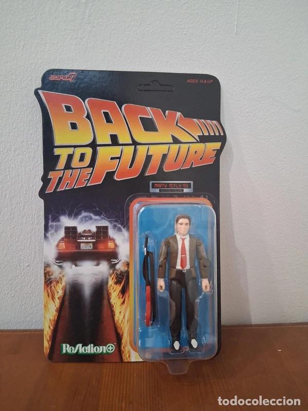 Figuras de acci&oacute;n: FIGURA MARTY MCFLY '55 - REGRESO AL FUTURO REACTION FIGURES - SUPER7 (EN BL&Iacute;STER)