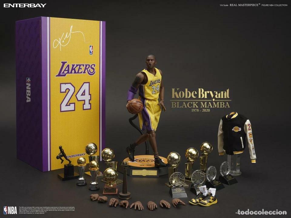 Figuras de acci&oacute;n: Kobe Bryant Black Mamba enterbay masterpieces nueva sin estrenar