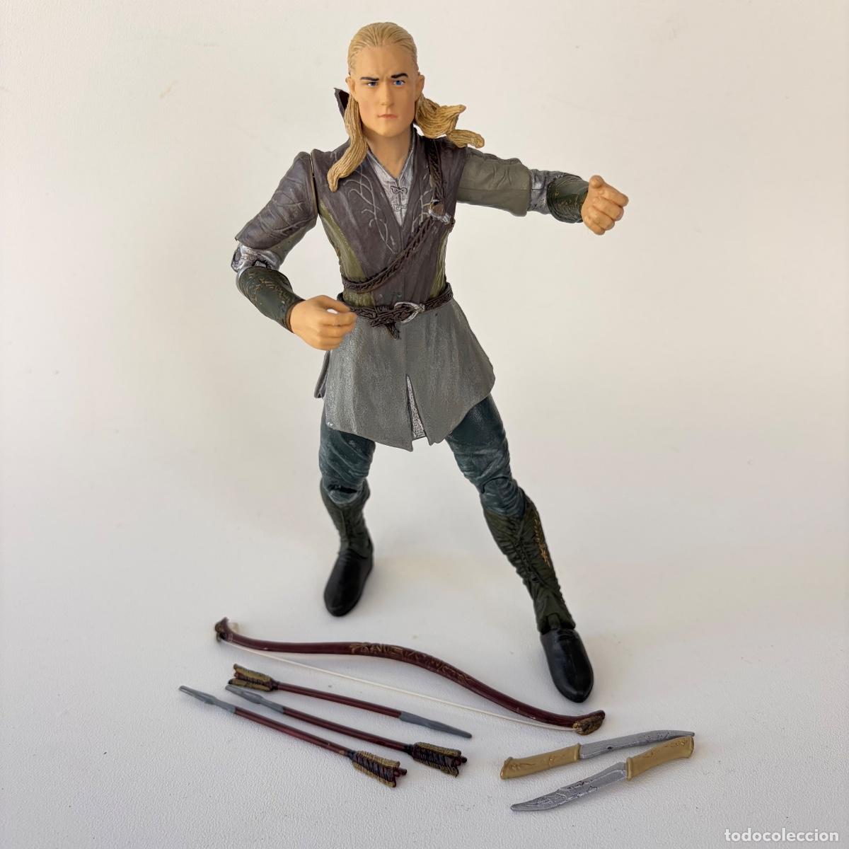 Figuras de acci&oacute;n: figura mu&ntilde;eco Legolas El Se&ntilde;or de los Anillos Toy Biz 2001
