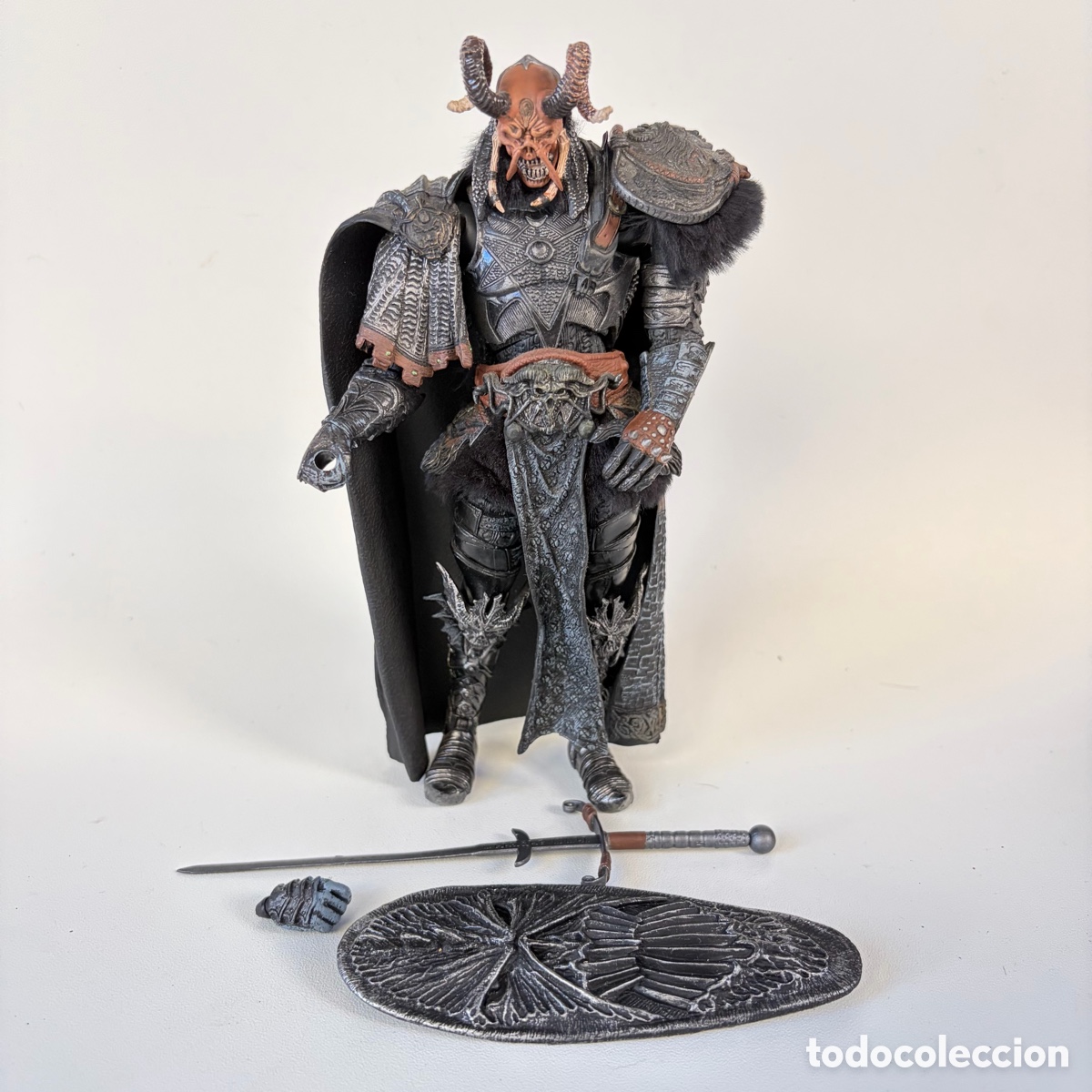 Actionfiguren: Figura mu&ntilde;eco skullsplitter spawn series 22 dark ages the viking age mcfarlane 2002 19 cm