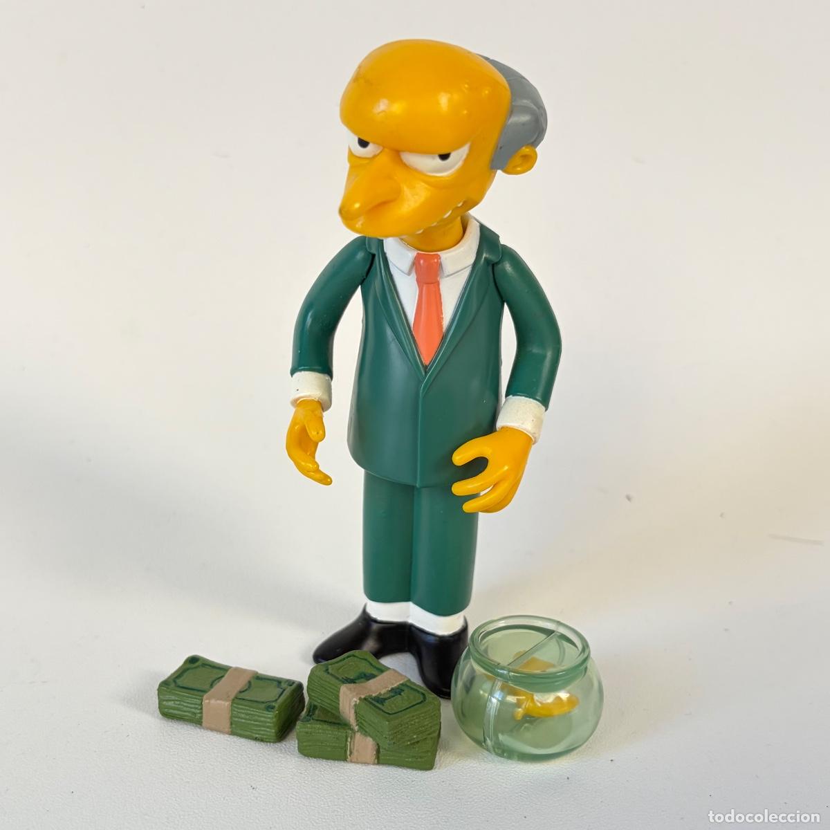 Figuras de acci&oacute;n: figura mu&ntilde;eco mr burns los simpsons world of springfield playmates 2000 blinky simpson