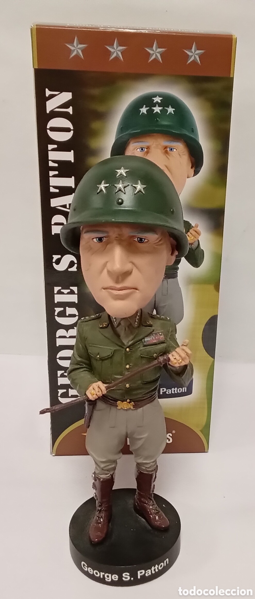 Figuras de acci&oacute;n: Figura George S Patton Royal Bobbles 2015 Usa
