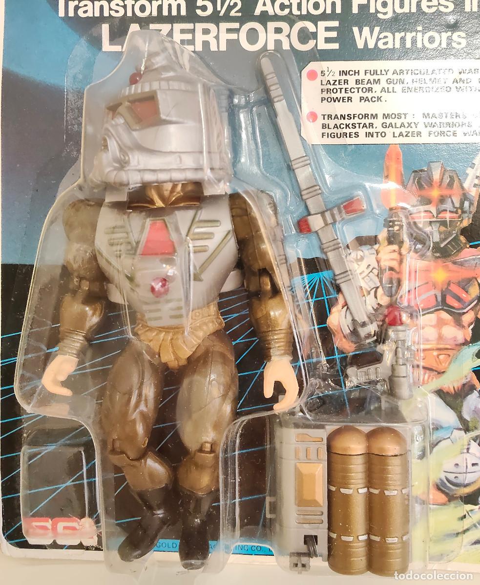 Figuras de acci&oacute;n: LAZERFORCE WARRIORS SUNGOLD BLISTER ORIGINAL 1985 - Foto 3