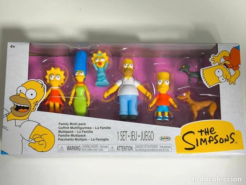 Figuras de acci&oacute;n: Pack 7 figura Familia The simpsons jakks nuevo