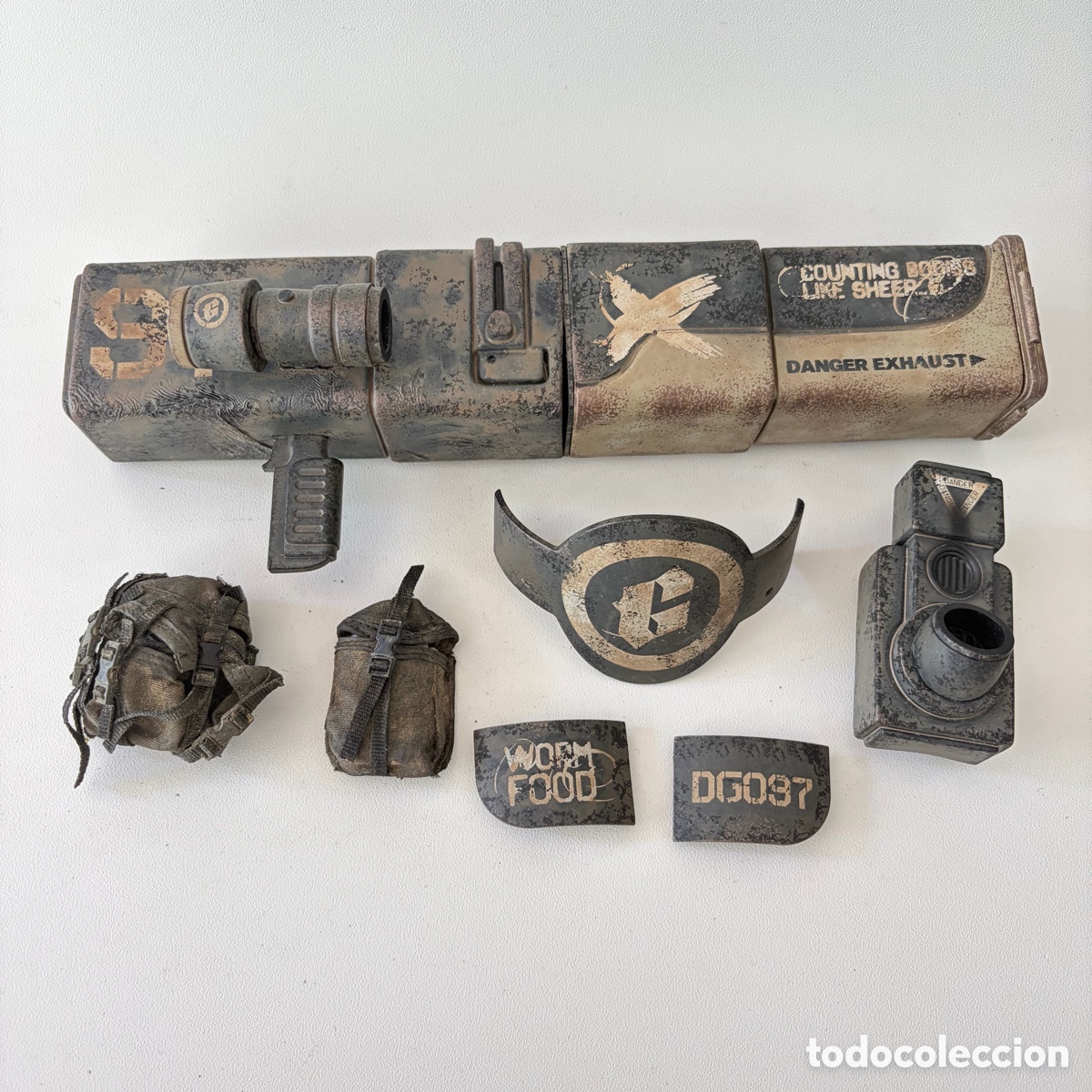 Figuras de acci&oacute;n: lote accesorios figura mu&ntilde;eco threea wwr heavy bramble gravedigger ashley wood 3a 1/6