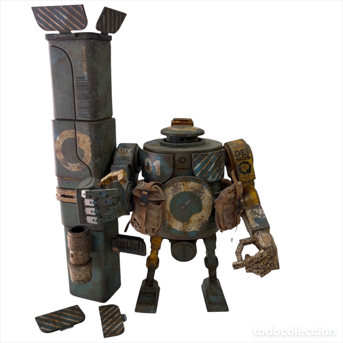 Figure di azione: Figura mu&ntilde;eco Ashley Wood ThreeA 3A Toys WWR Deimos Heavy Bramble 1/6 World War Robot 18 cm
