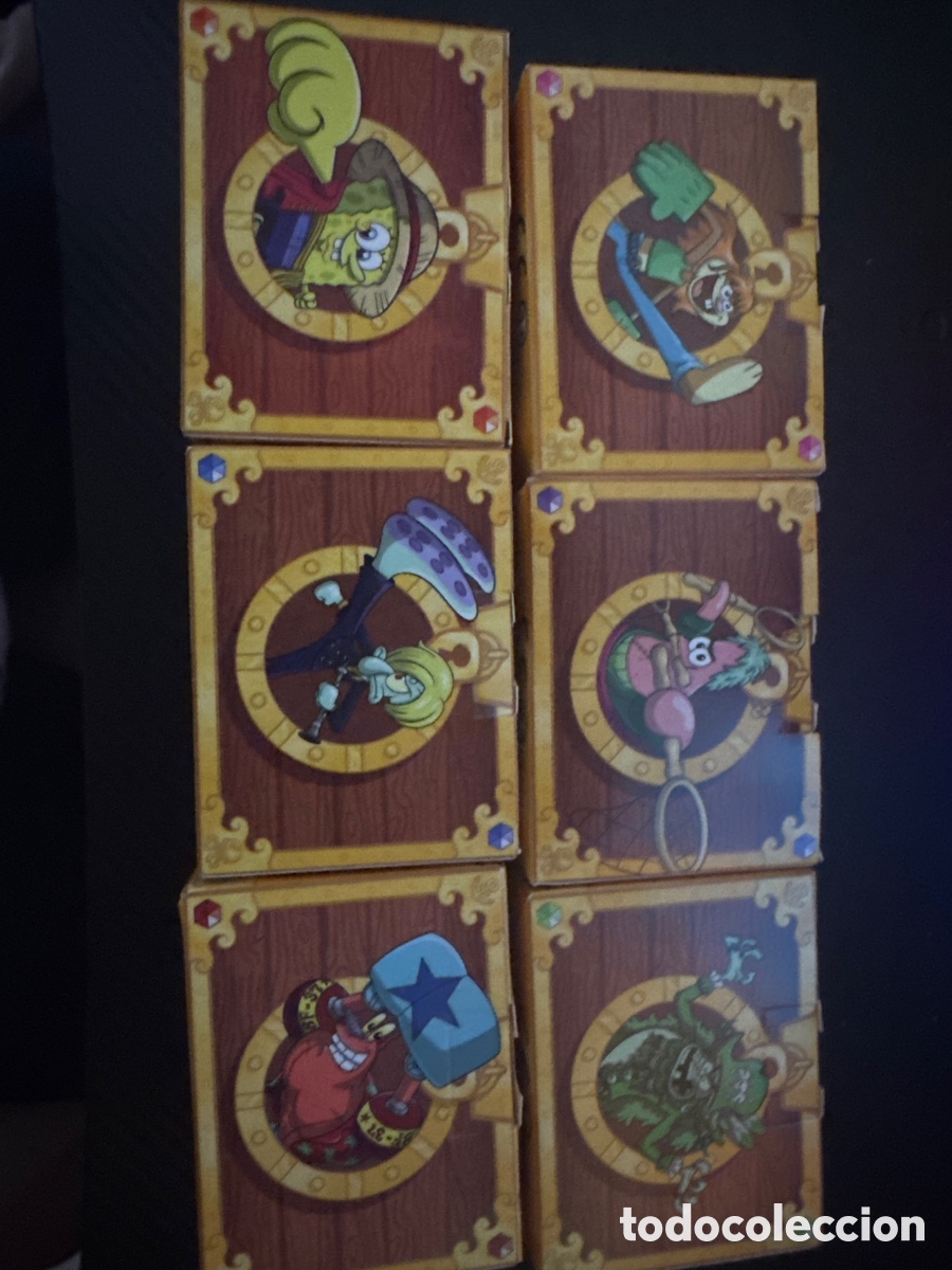 Figuras de acci&oacute;n: Mu&ntilde;ecos mc donald bob esponja x one piece coleccion completa