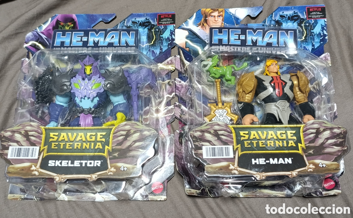 Figuras de acci&oacute;n: Conjunto dos figuras He-Man Mattel