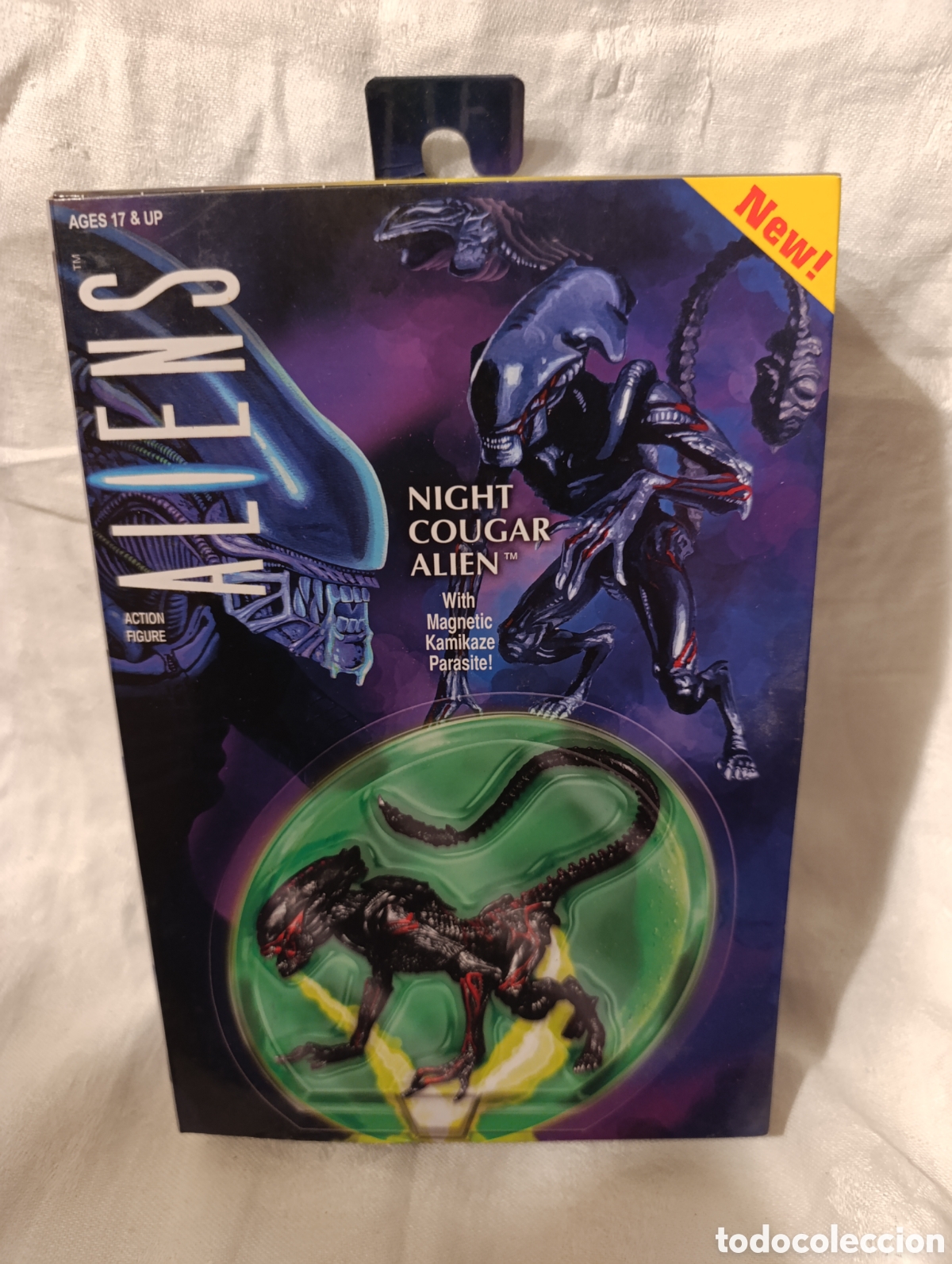 Actionfiguren: NECA Night Cougar Alien - Kenner Tribute Series - Nueva en caja
