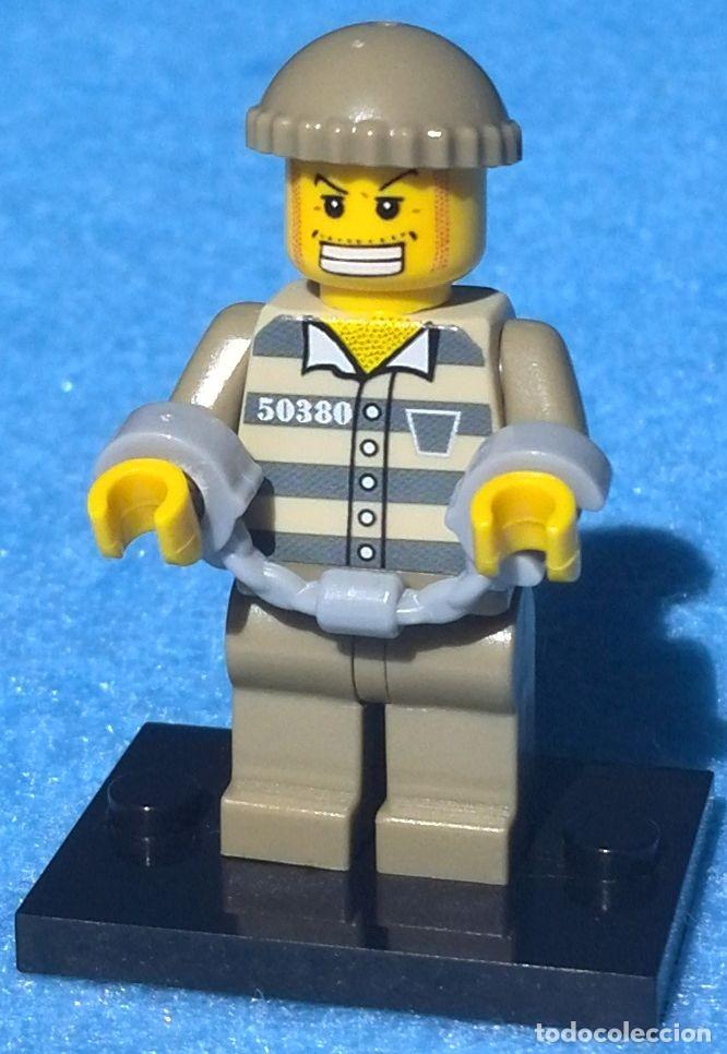 Figuras de acci&oacute;n: Prisioneiro (Cidade) Minifigura Figura Minifigure Figure Minifig Figurine Mu&ntilde;eco