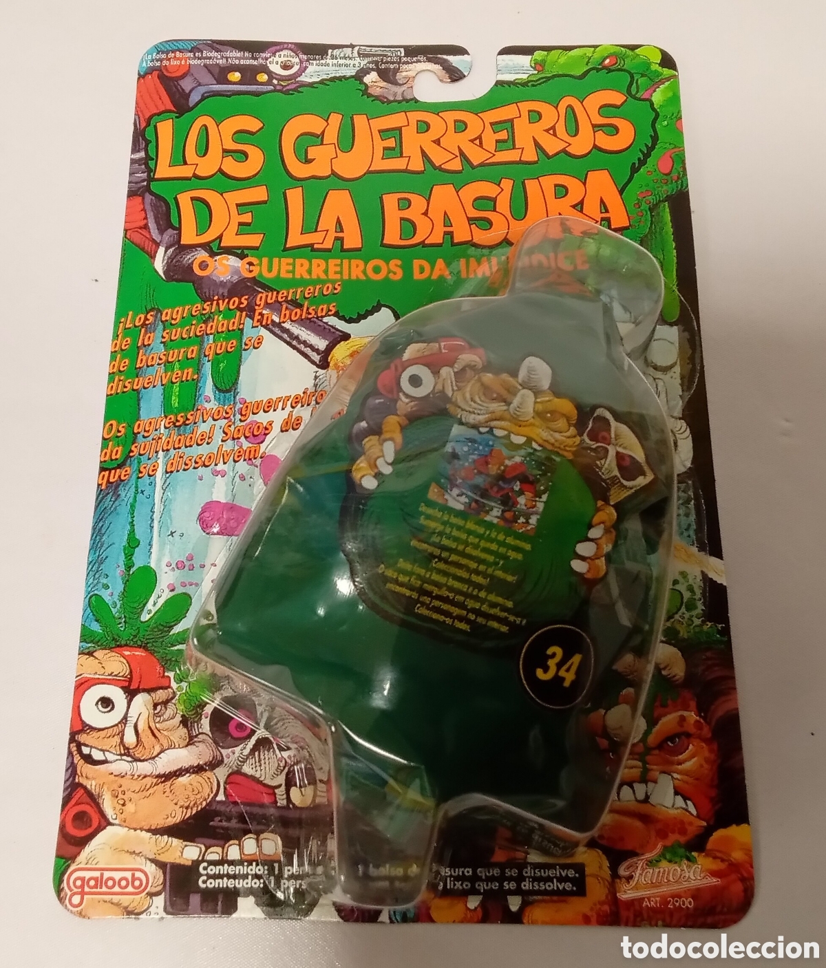 Figuras de acci&oacute;n: Los Guerreros De La Basura 34 Galoob Famosa A&ntilde;o 1991 Espa&ntilde;a