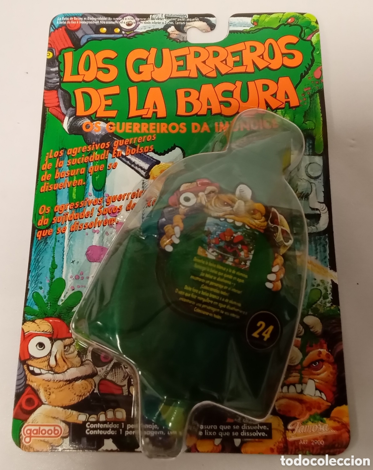 Figuras de acci&oacute;n: Los Guerreros De La Basura 24 Galoob Famosa A&ntilde;o 1991 Espa&ntilde;a