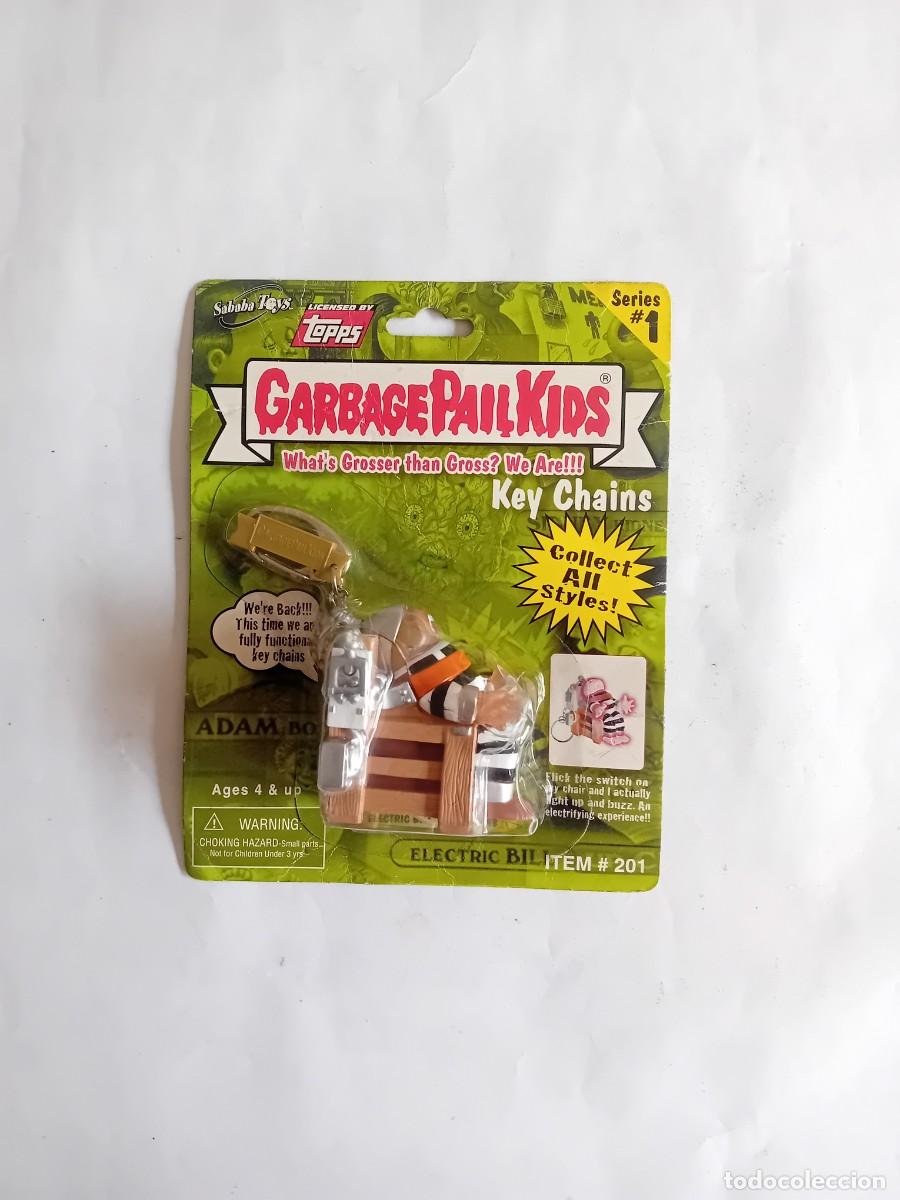 Figuras de acci&oacute;n: Garbage Pail Kids: Llavero Electric Bill card # 48 Bomb #201