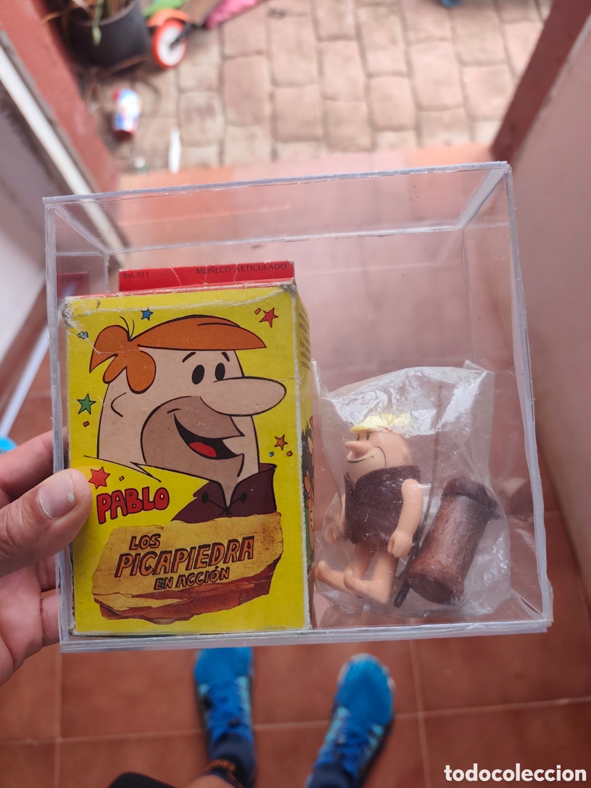 Figuras de acci&oacute;n: Pablo M&aacute;rmol Los Picapiedra en Acci&oacute;n D-Toys 1983 &ndash; caja original