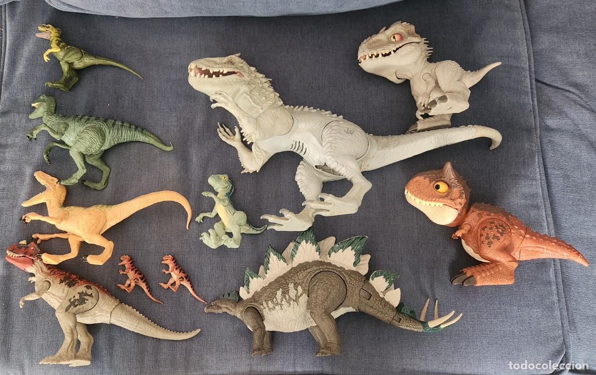 Figuras de acci&oacute;n: Lote de 10 Dinosaurios Jurassic Park ORIGINALES - AMBLIN - SPIELBERG