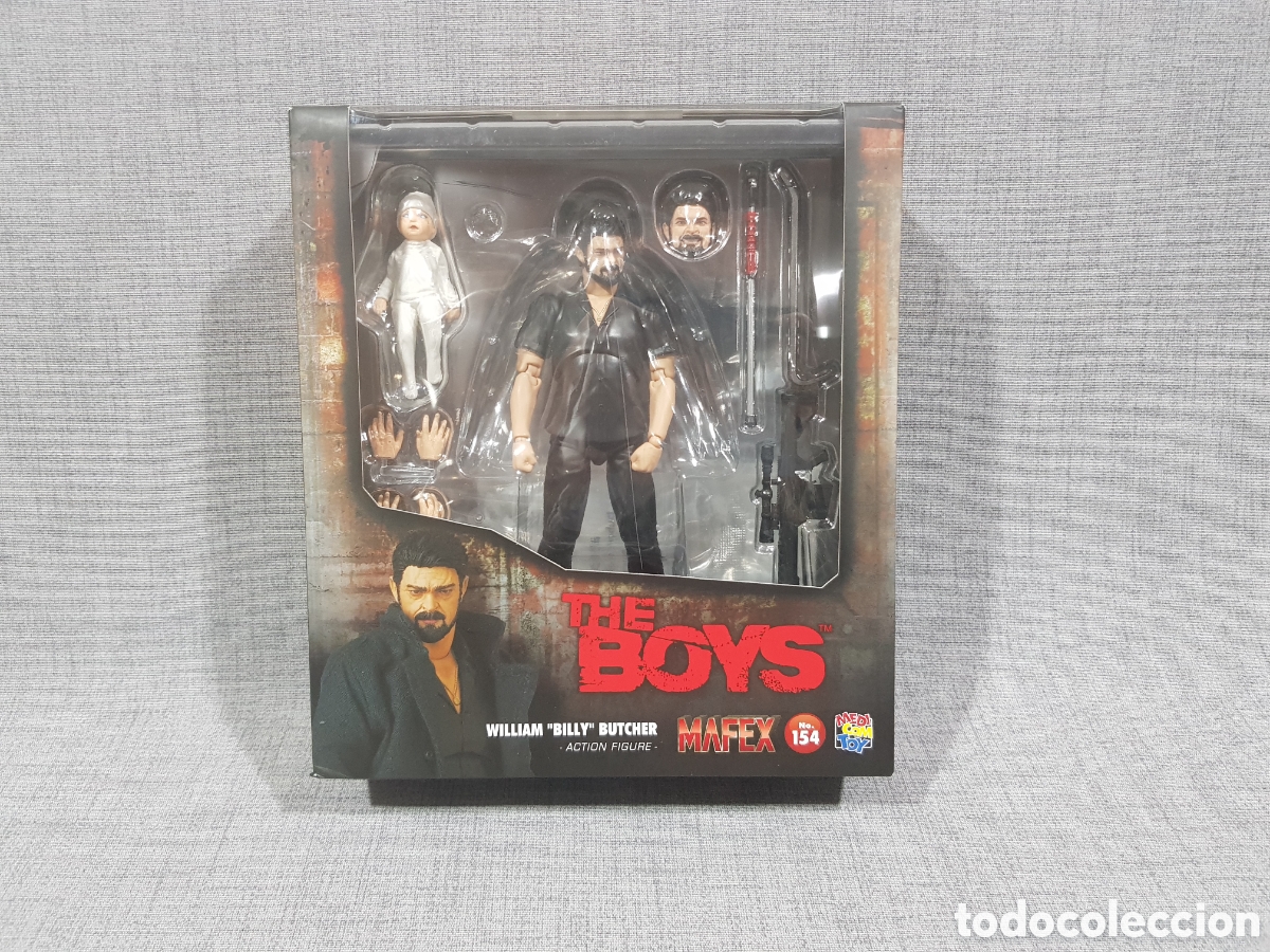 Figuras de acci&oacute;n: WILLIAM BILLY THE BUTCHER THE BOYS MEDICOM TOYS MAFEX N⁰154 A&Ntilde;O 2022