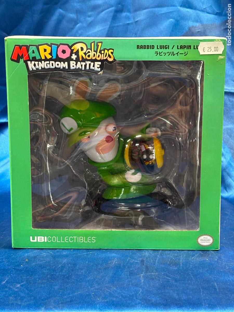 Figuras de acci&oacute;n: figura coleccionable de Rabbid Luigi de Mario + Rabbids Kingdom Battle, fabricada por Ubicollectible