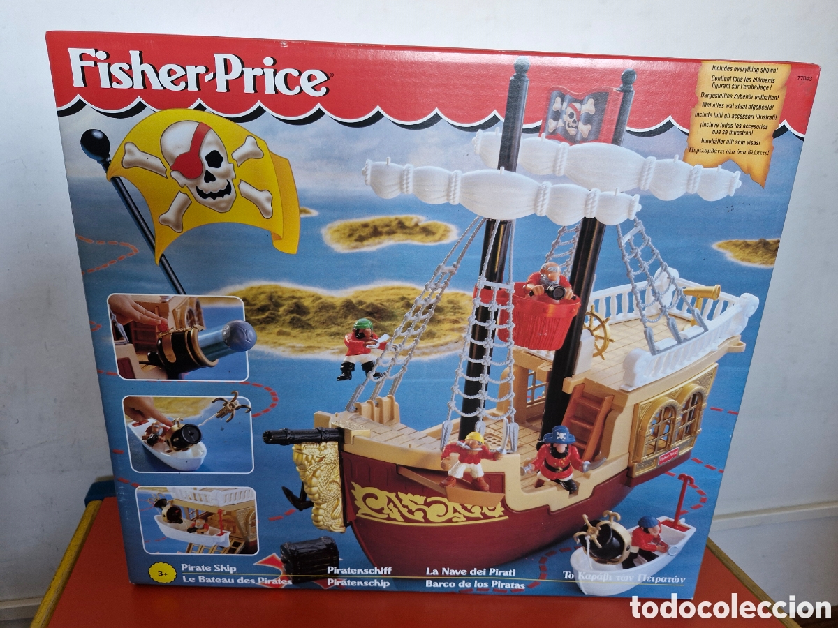 Figuras de acci&oacute;n: BARCO PIRATA FISHER - PRICE 1995.CAJA SIN ABRIR.