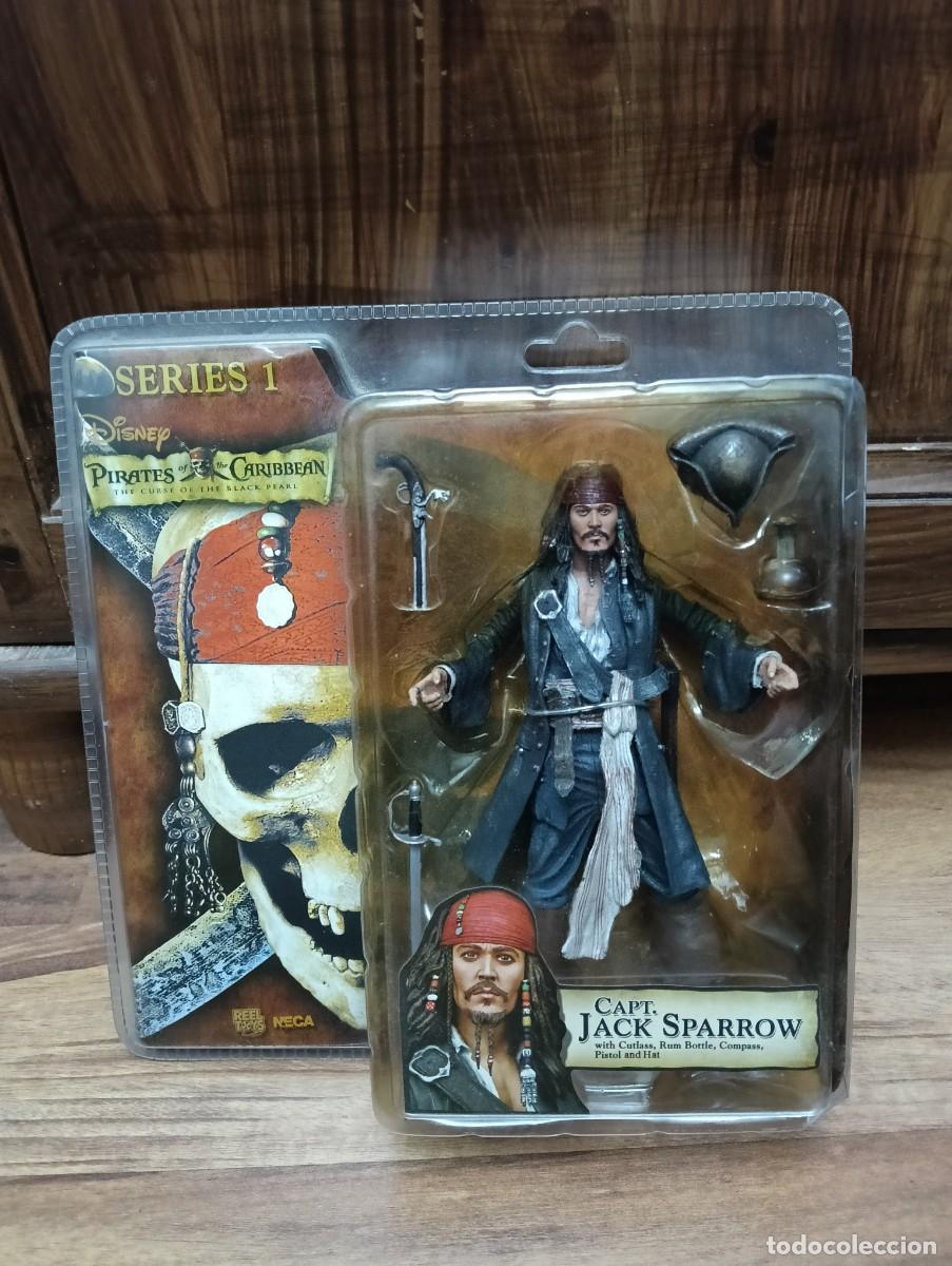 Figuras de acci&oacute;n: Figura Jack sparrow series 1 neca piratas del caribe