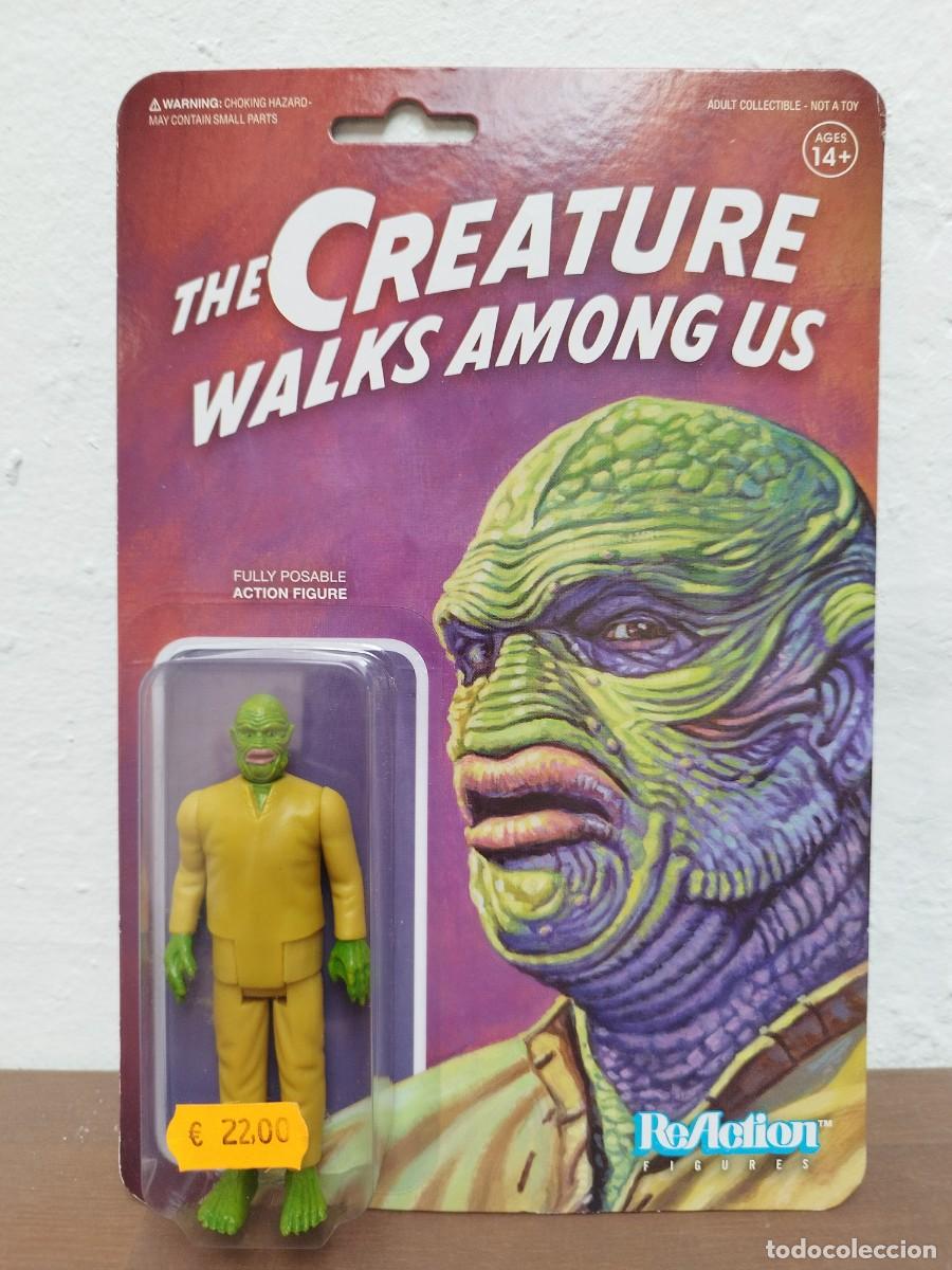 Figuras de acci&oacute;n: FIGURA THE CREATURE WALKS AMONG US - SUPER7 REACTION UNIVERSAL MONSTERS - MOC BL&Iacute;STER