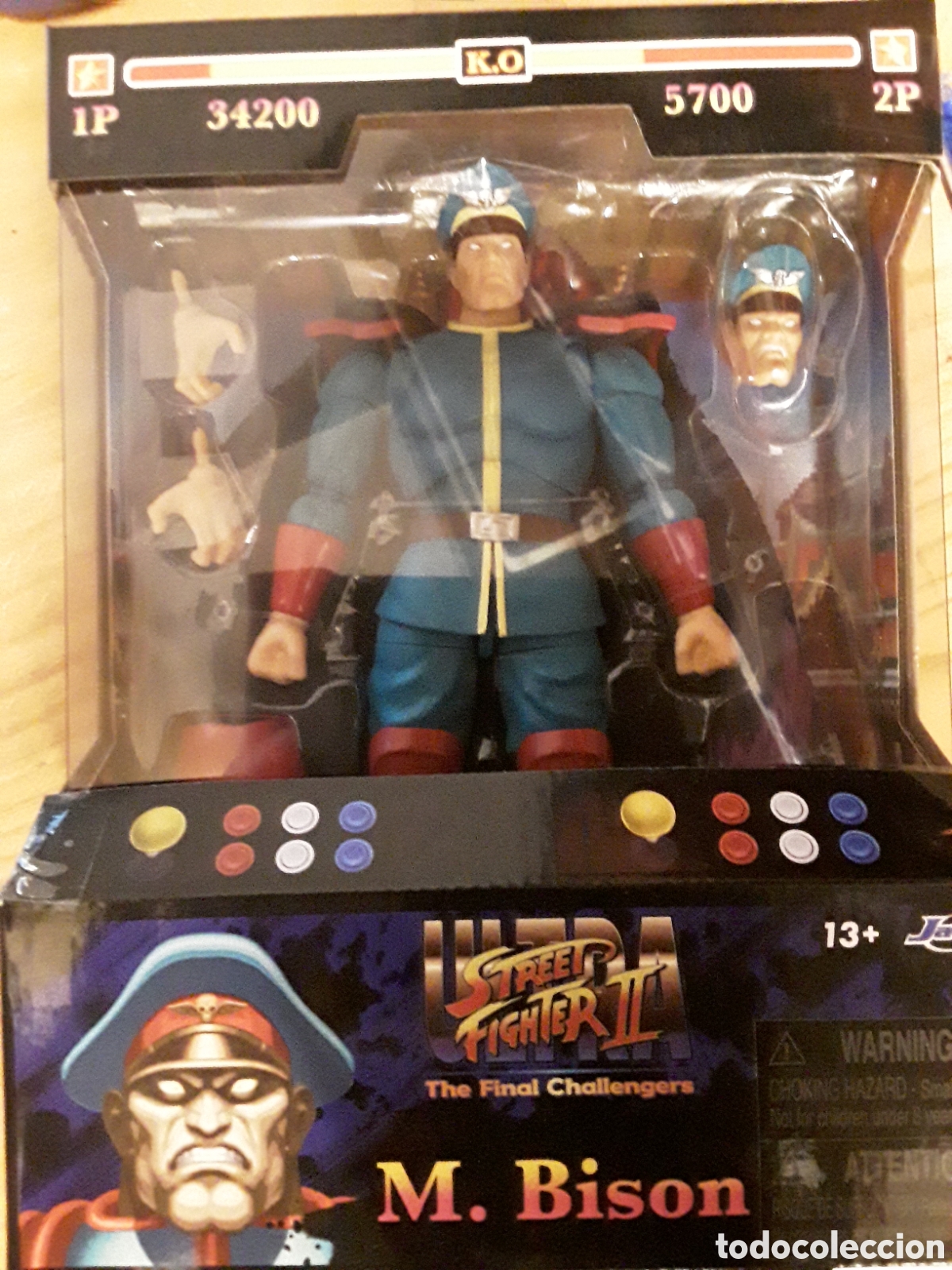 Figuras de acci&oacute;n: Figura M. Bison Player 2 Variant Street Fighter 2 Limited Edition Jada Toys