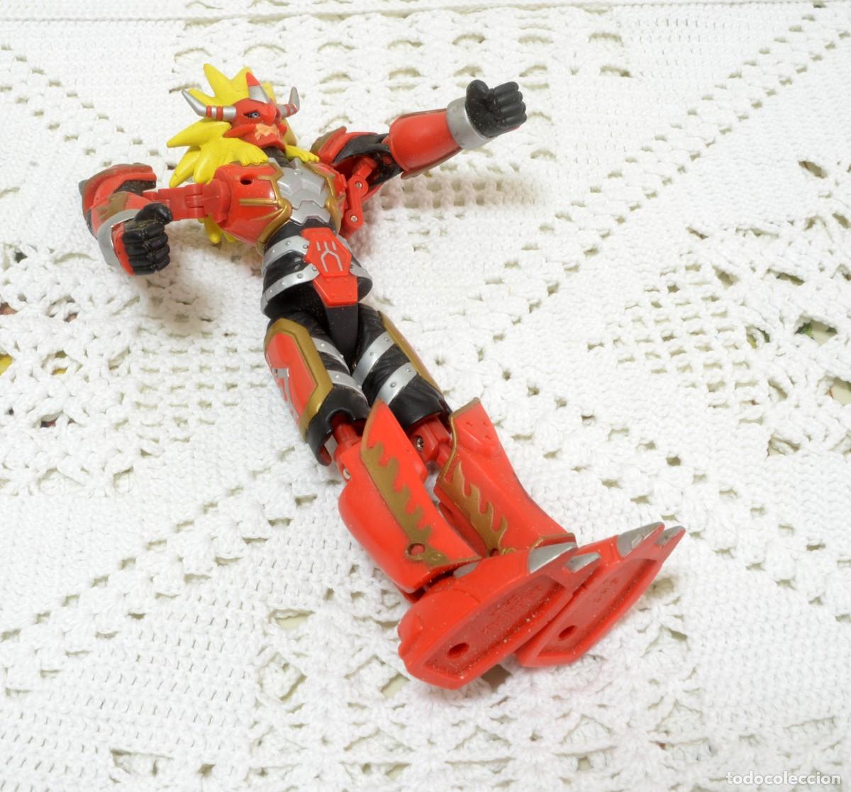 Figuras de acci&oacute;n: Figura de acci&oacute;nF Agunimon serie de anime Digimon Frontier, r Bandai en 2002