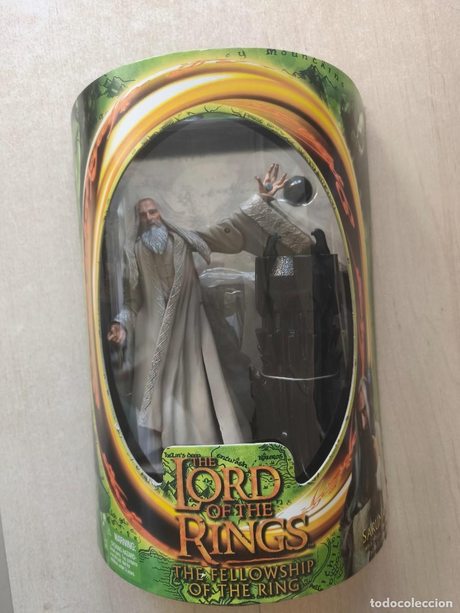 Figuras de acci&oacute;n: Figura de acci&oacute;n Saruman, Lord of the Rings, The Fellowship of the Ring, ToyBiz (Marvel) 2001, with
