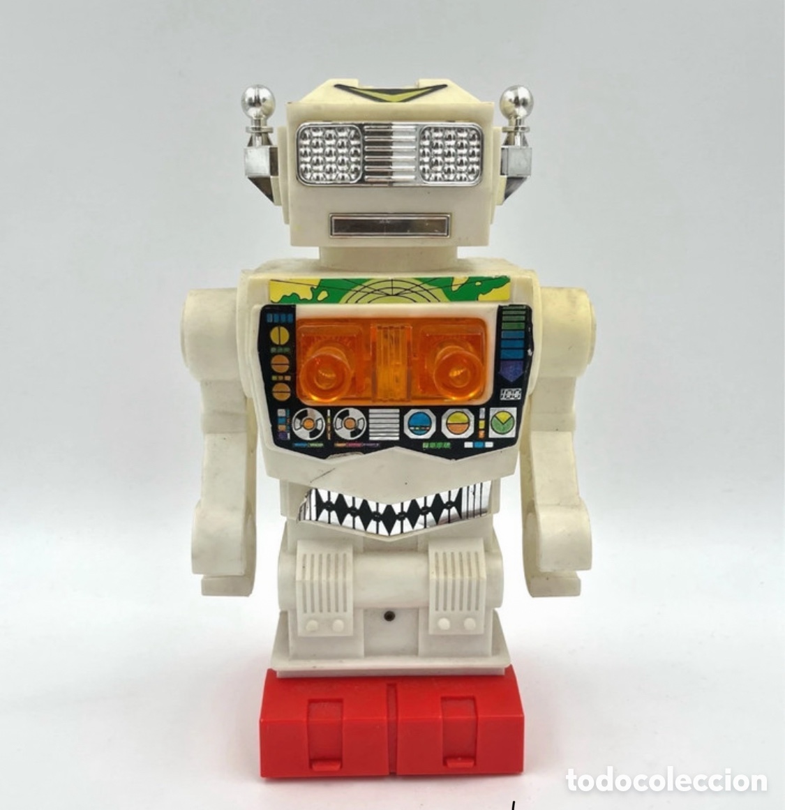 Figuras de a&ccedil;&atilde;o: Robot espacial vintage Besford a pilas a&ntilde;os 80
