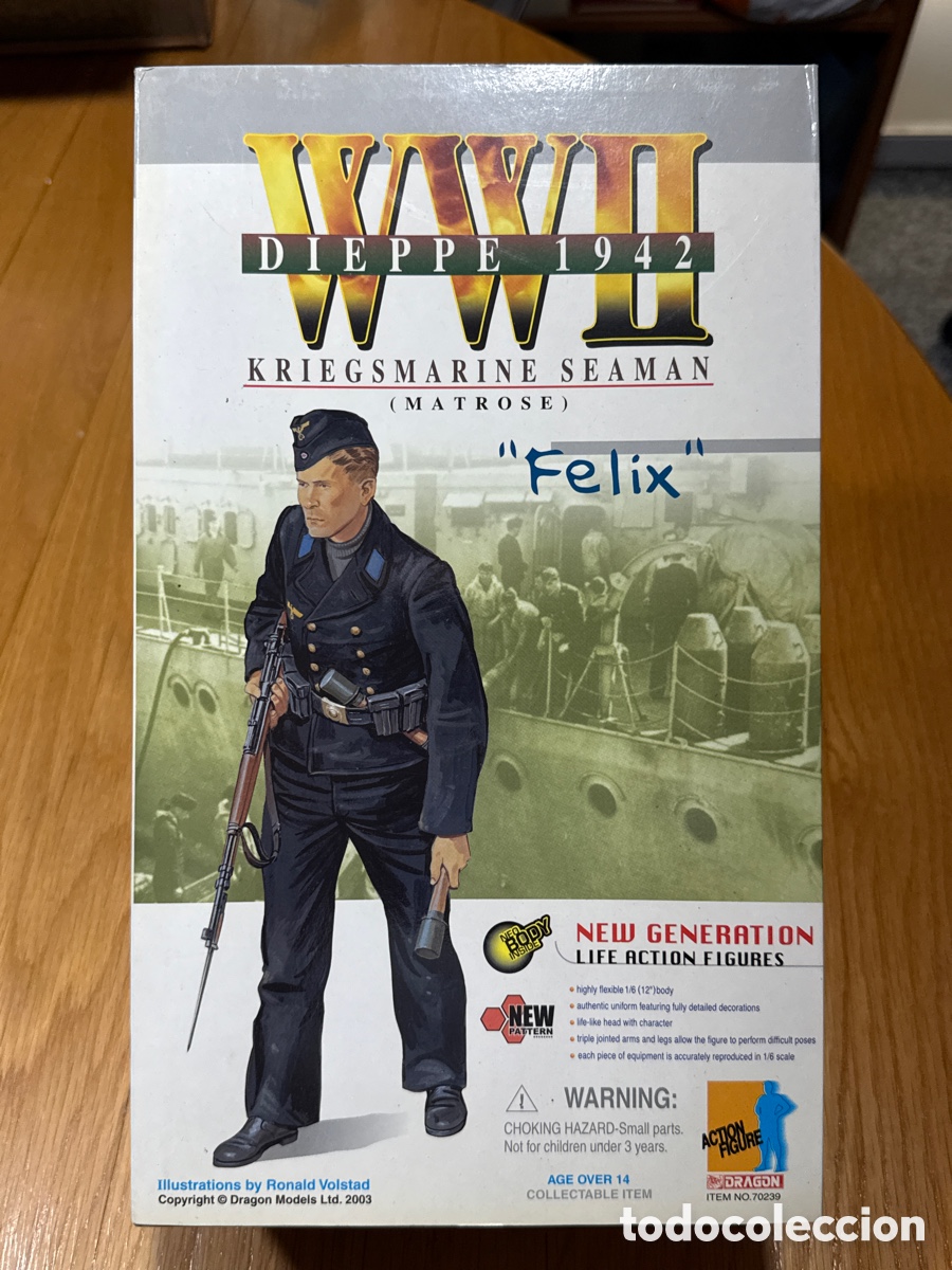 Figuras de acci&oacute;n: Drag&oacute;n Models WWII - FELIX- Kriegsmarine Seaman