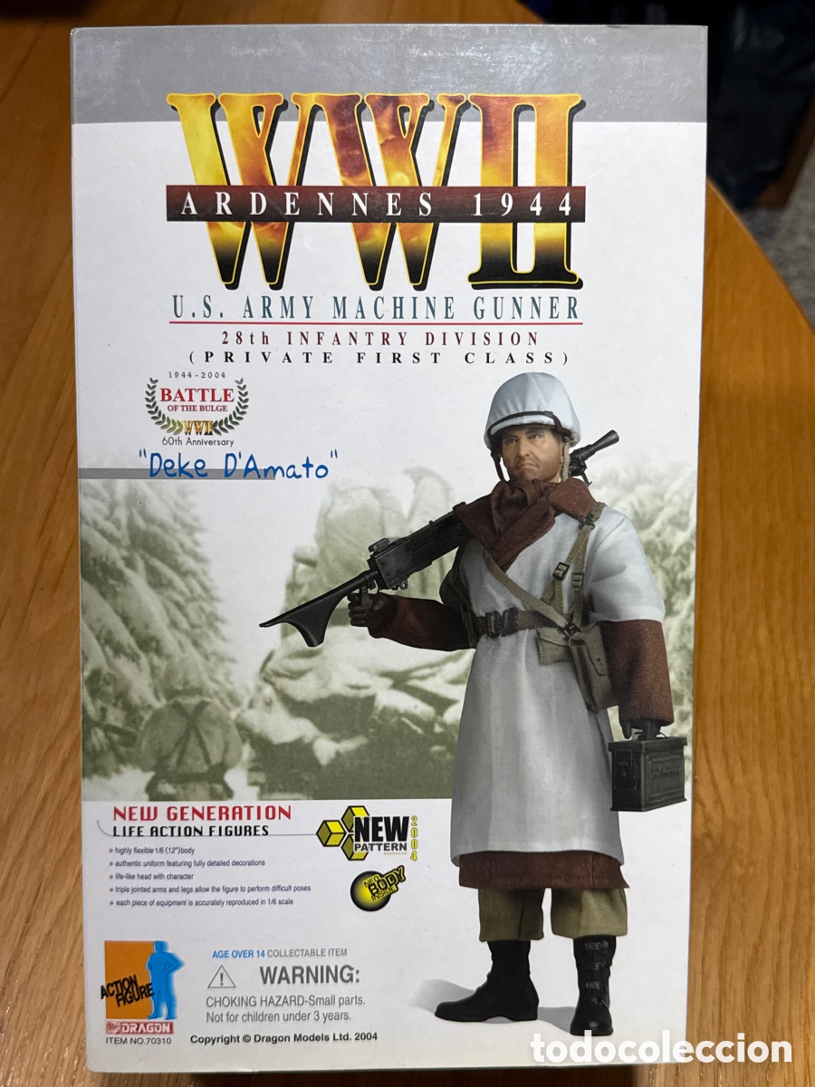 Figuras de acci&oacute;n: Dragon Models WWII - Deke D&rsquo;Amato - Ardenas 1944