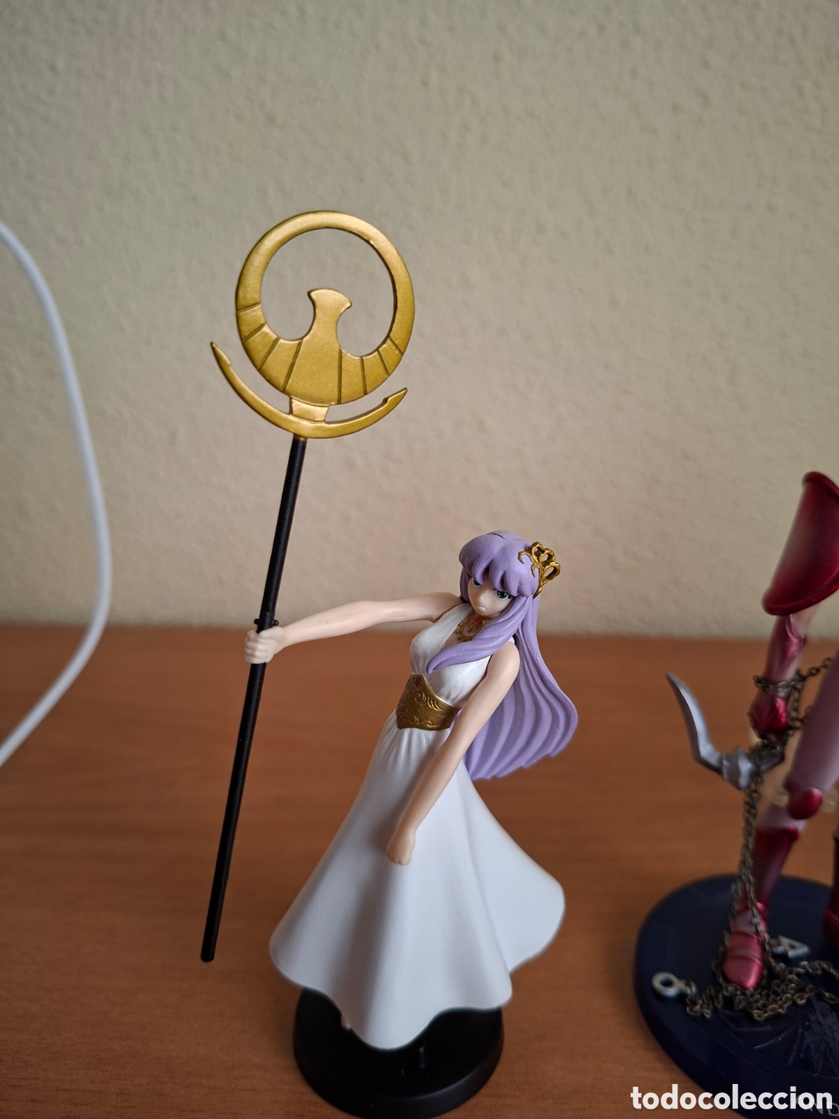 Figuas y Mu&ntilde;ecos Caballeros del Zodiaco: Lote de figuras de pl&aacute;stico de Saint Seiya