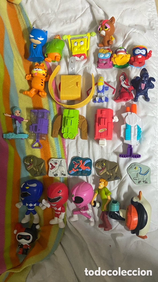 Figuas y Mu&ntilde;ecos Caballeros del Zodiaco: Lote burguer King y McDonald