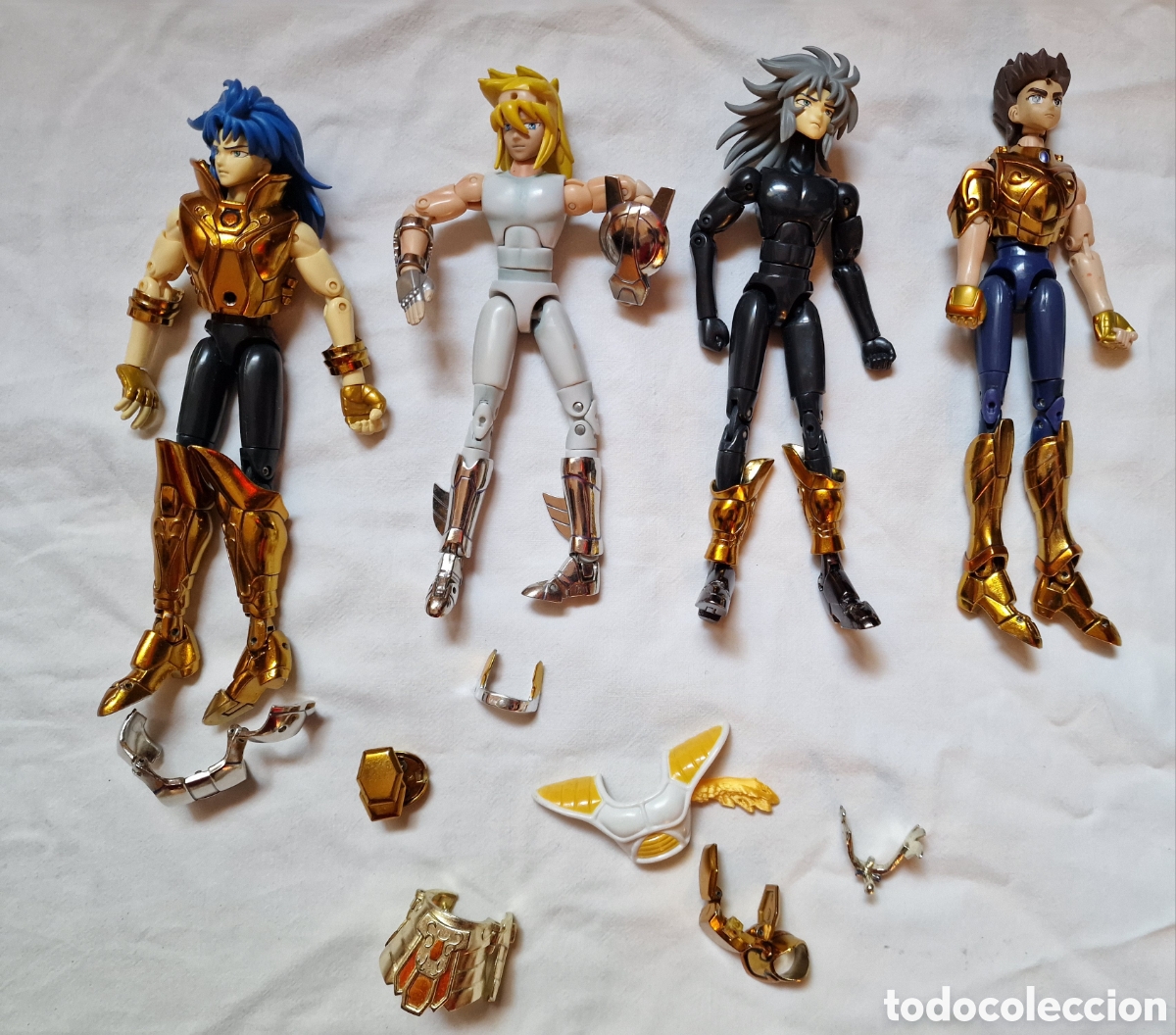 Figuas y Mu&ntilde;ecos Caballeros del Zodiaco: Lote figuras caballeros del zodiaco