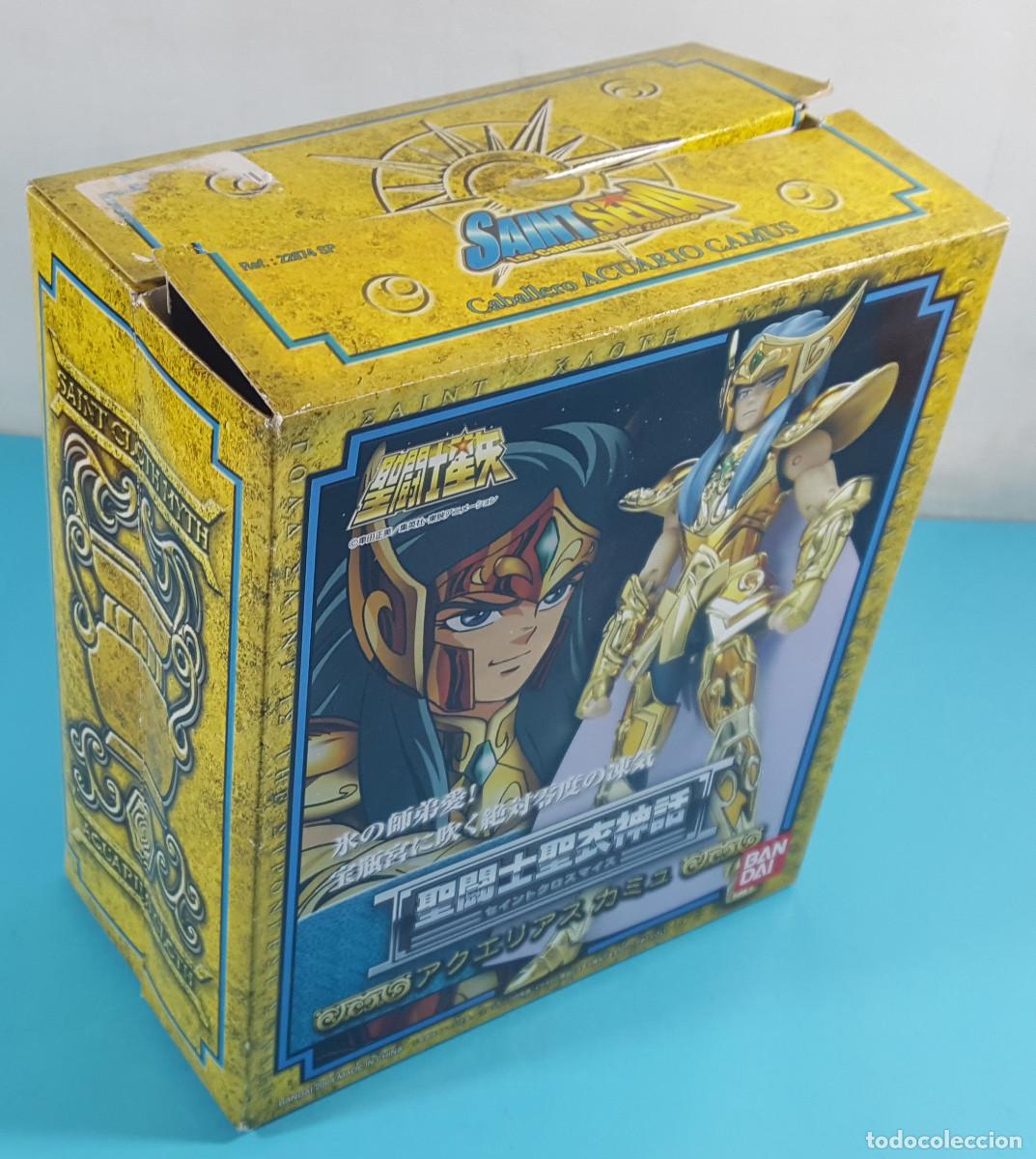 Figuas y Mu&ntilde;ecos Caballeros del Zodiaco: SAINT SEYA, LOS CABALLEROS DEL ZODIACO, ACUARIUS GAMUS, BANDAI 1986, CAJA + MANUAL + PIEZAS