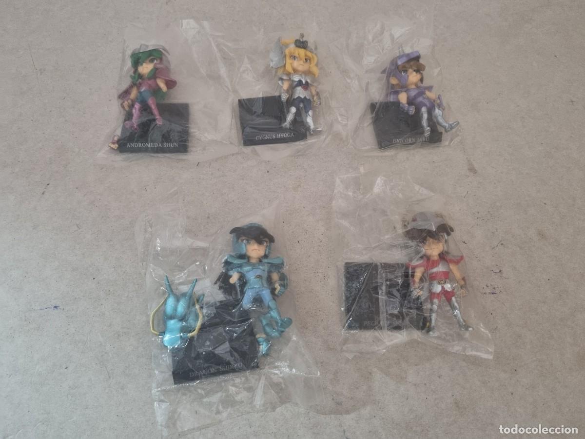 Figuas y Mu&ntilde;ecos Caballeros del Zodiaco: Lote de 5 caballeros del zodiaco