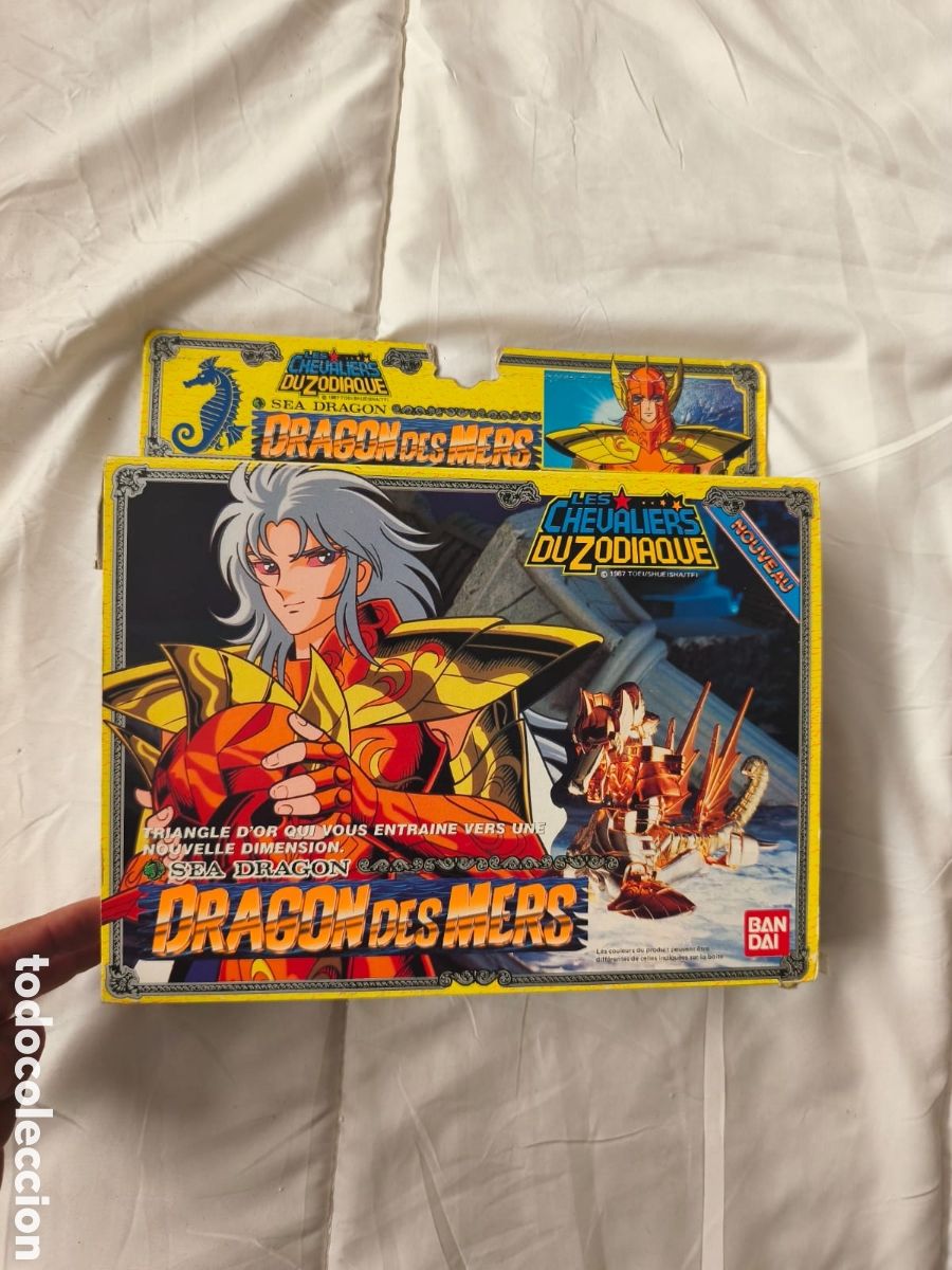 Figuas y Mu&ntilde;ecos Caballeros del Zodiaco: Les chevaliers du zodiaque . 1987 . Caballeros del zodiaco en metal . Dragon ders Mers .Bandai .Toei